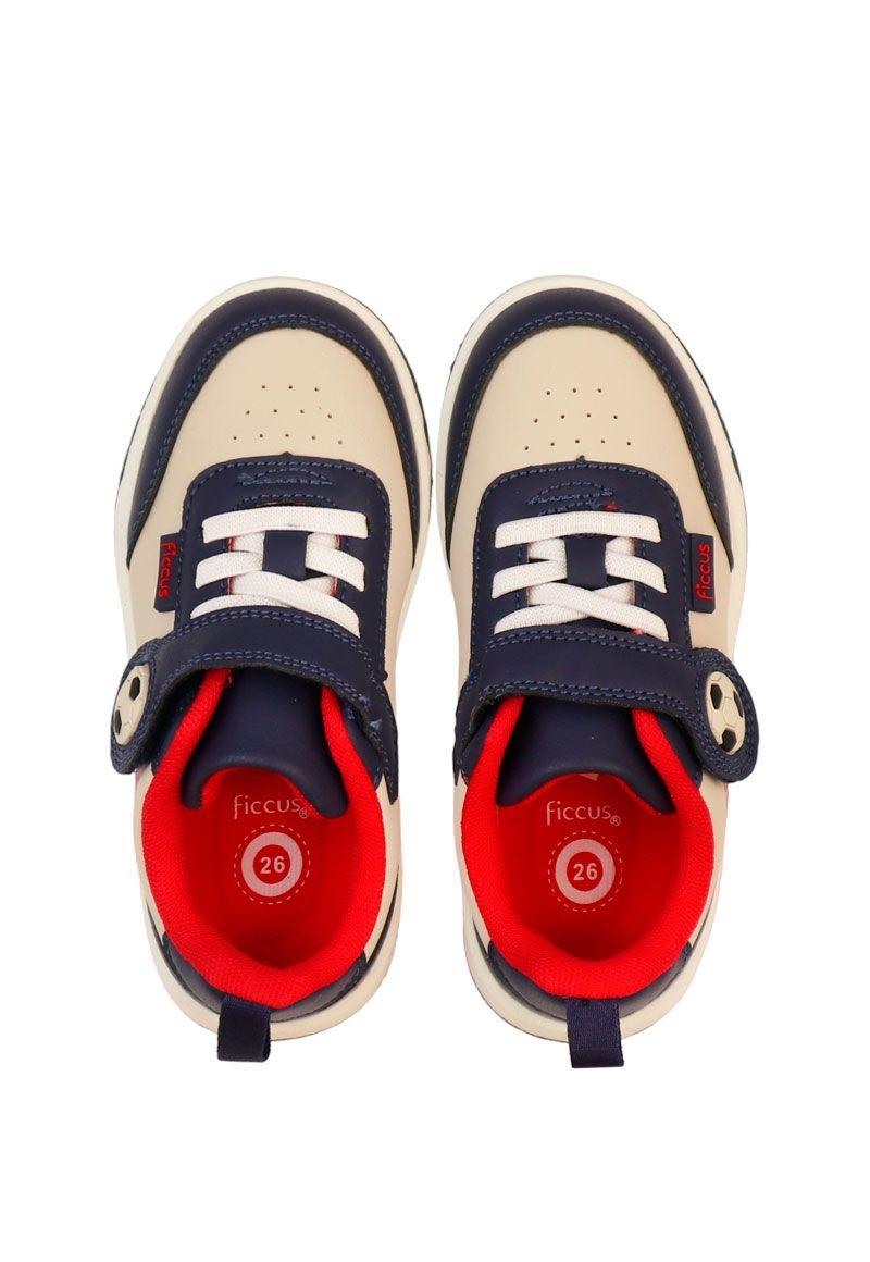 Zapatilla urbana velcro elástico kids niño 857-2