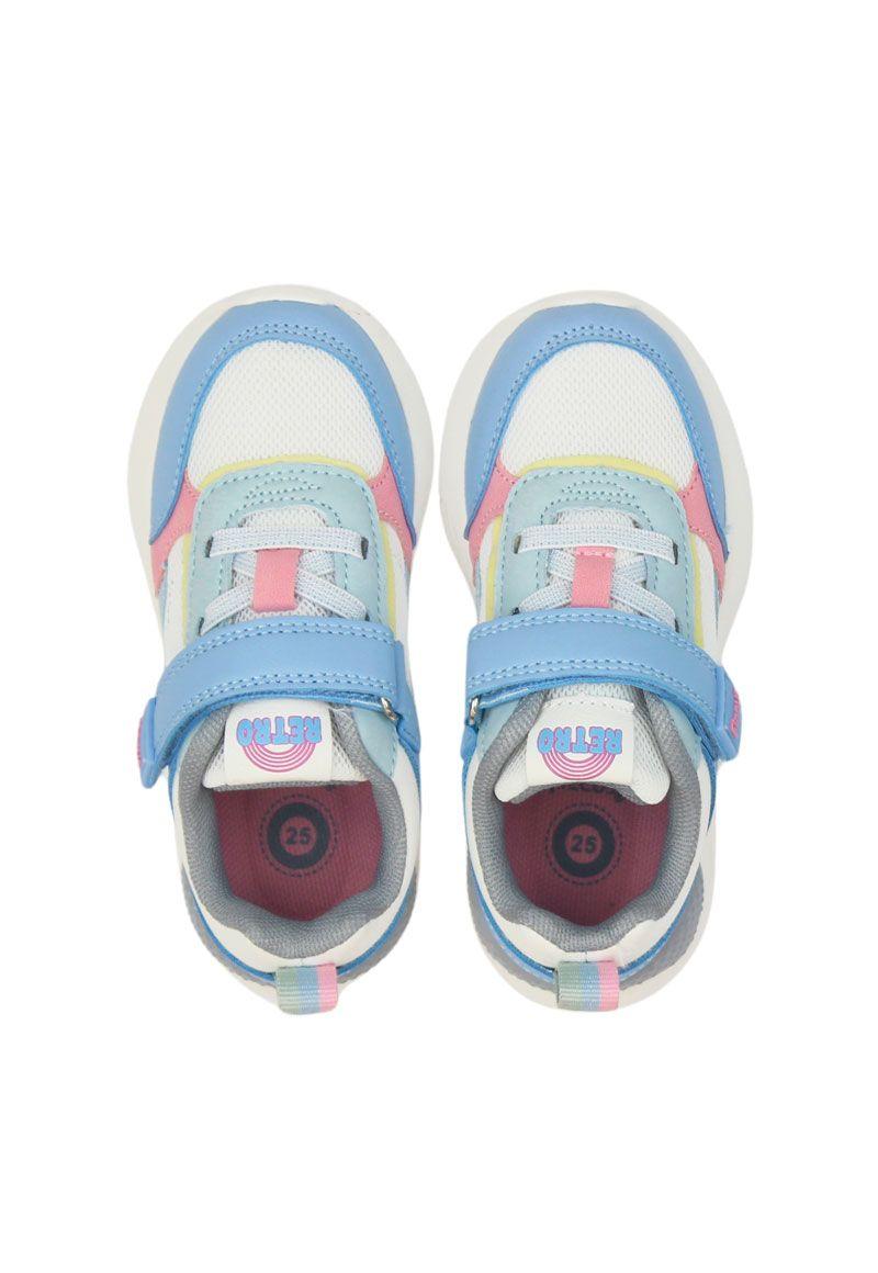 Zapatilla sport velcro elástico kids niña 874-2