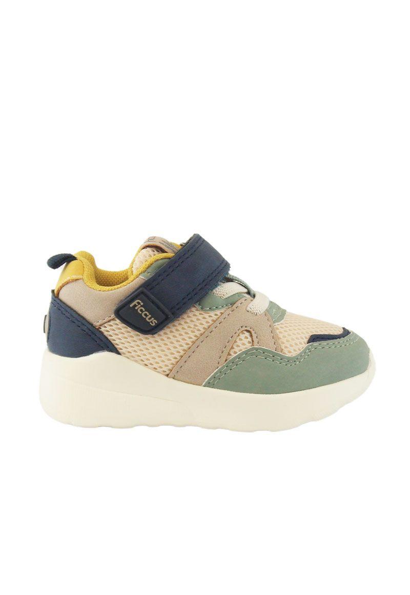Zapatilla sport velcro elástico principiante niño 846-0