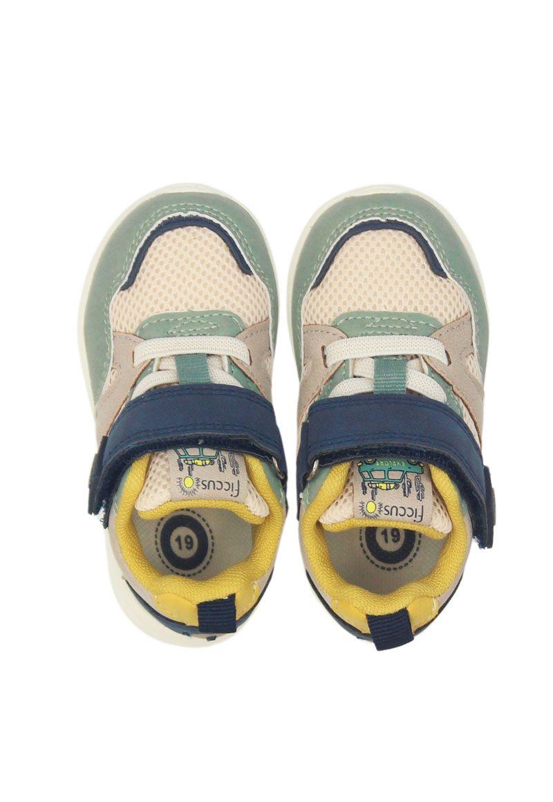 Zapatilla sport velcro elástico principiante niño 846-2