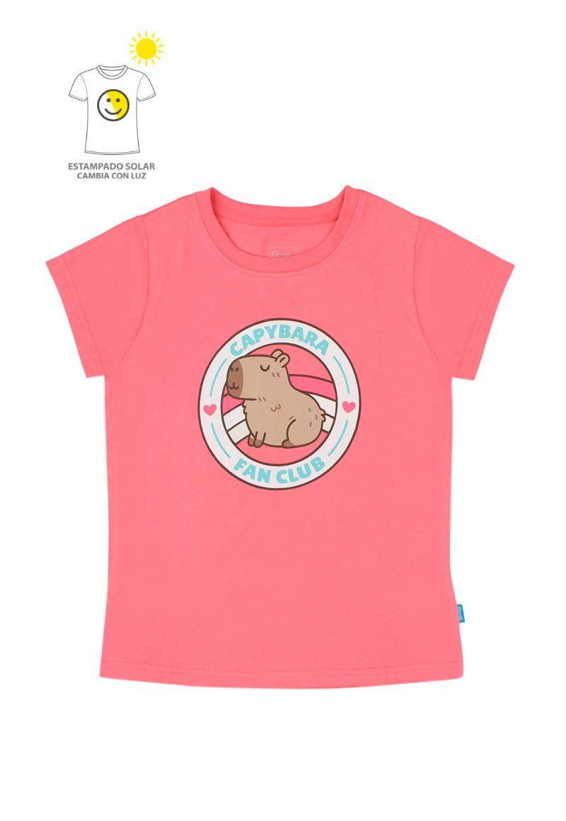 Polera jr niña estampado solar 799o-0