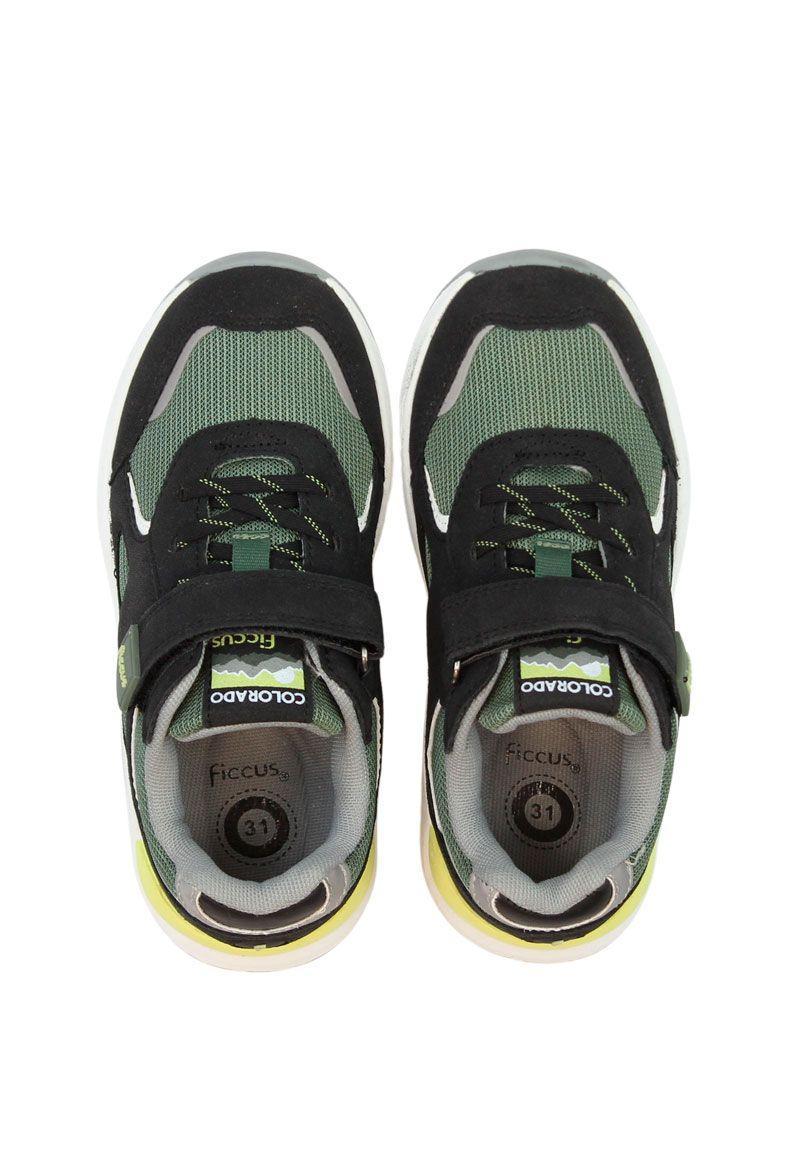 Zapatilla sport velcro elástico junior niño 913-2