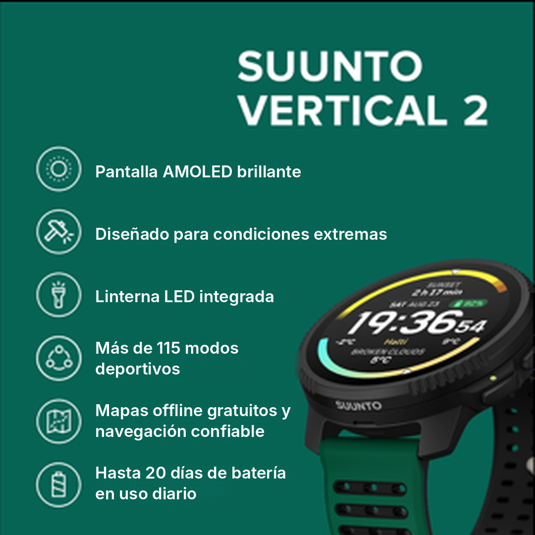Reloj SUUNTO Vertical 2-3