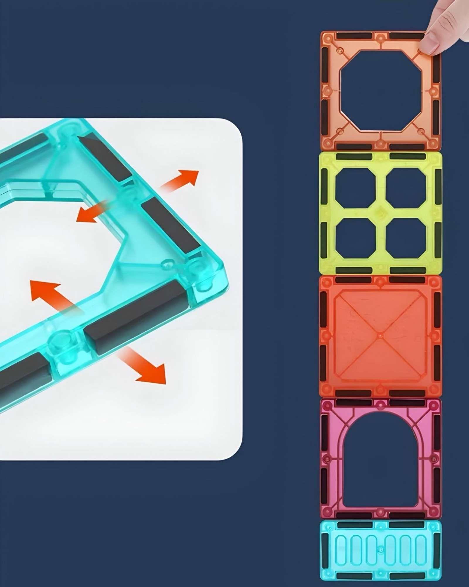 Block magnético castillo 77 piezas -2