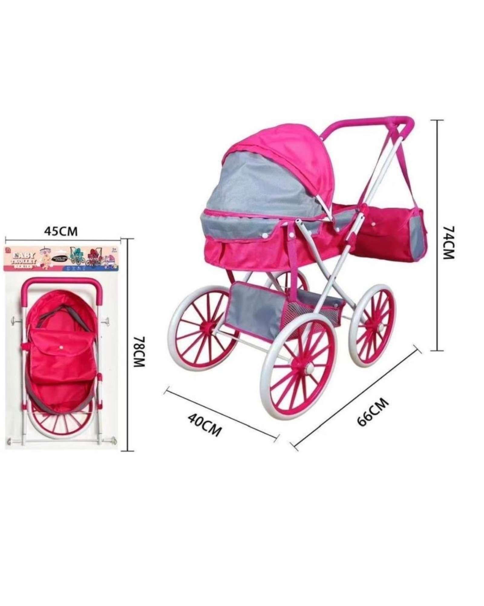 Coche de Muñecas infantil bolso de regalo Estilo Clásico02-4