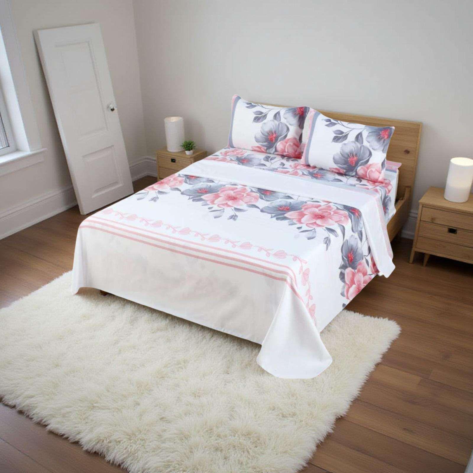 JUEGO DE SABANAS 500 HILOS PLAZA Y MEDIA A4-2