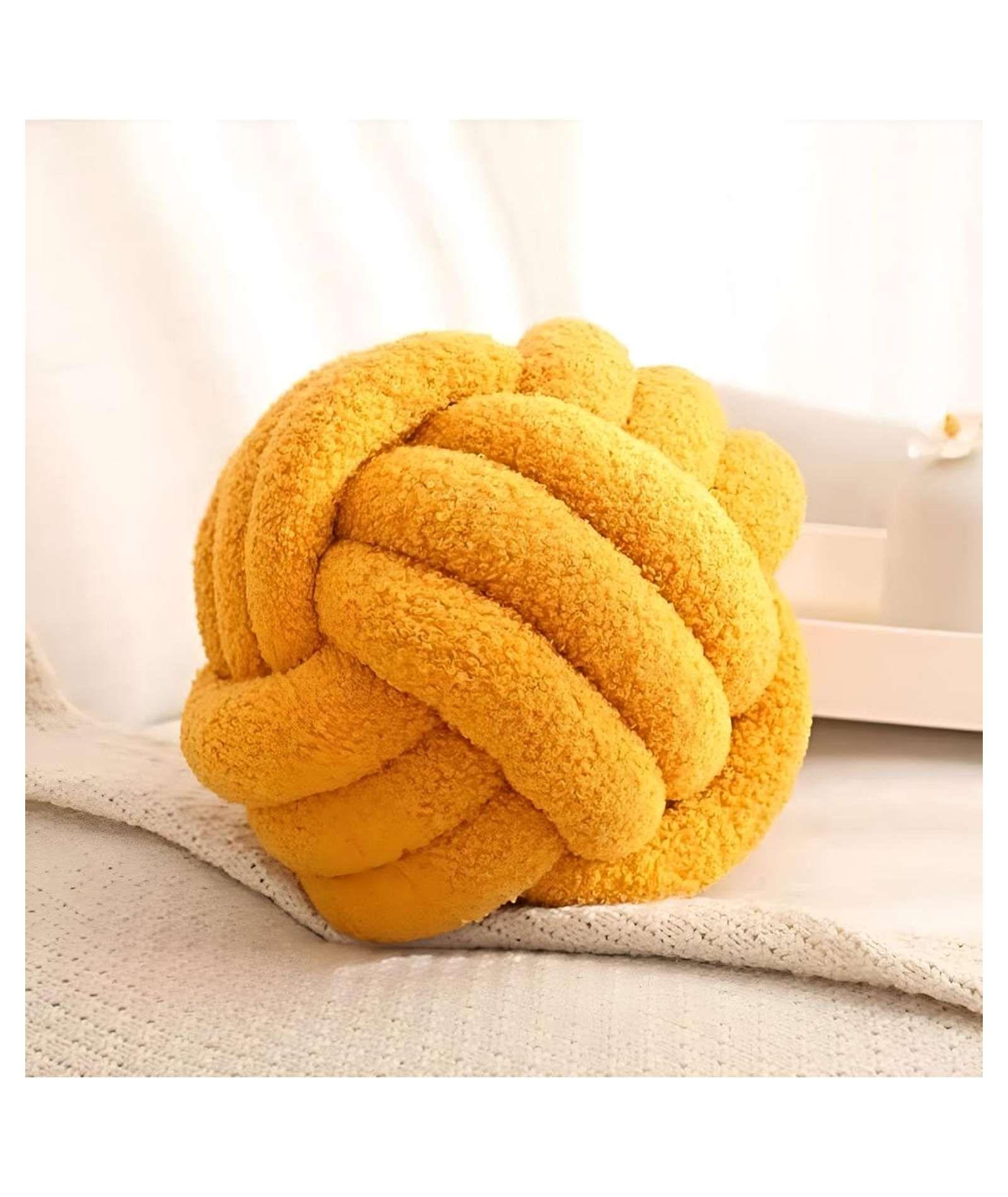ALMOHADA COJIN NUDO MOSTAZA 22 CM-2