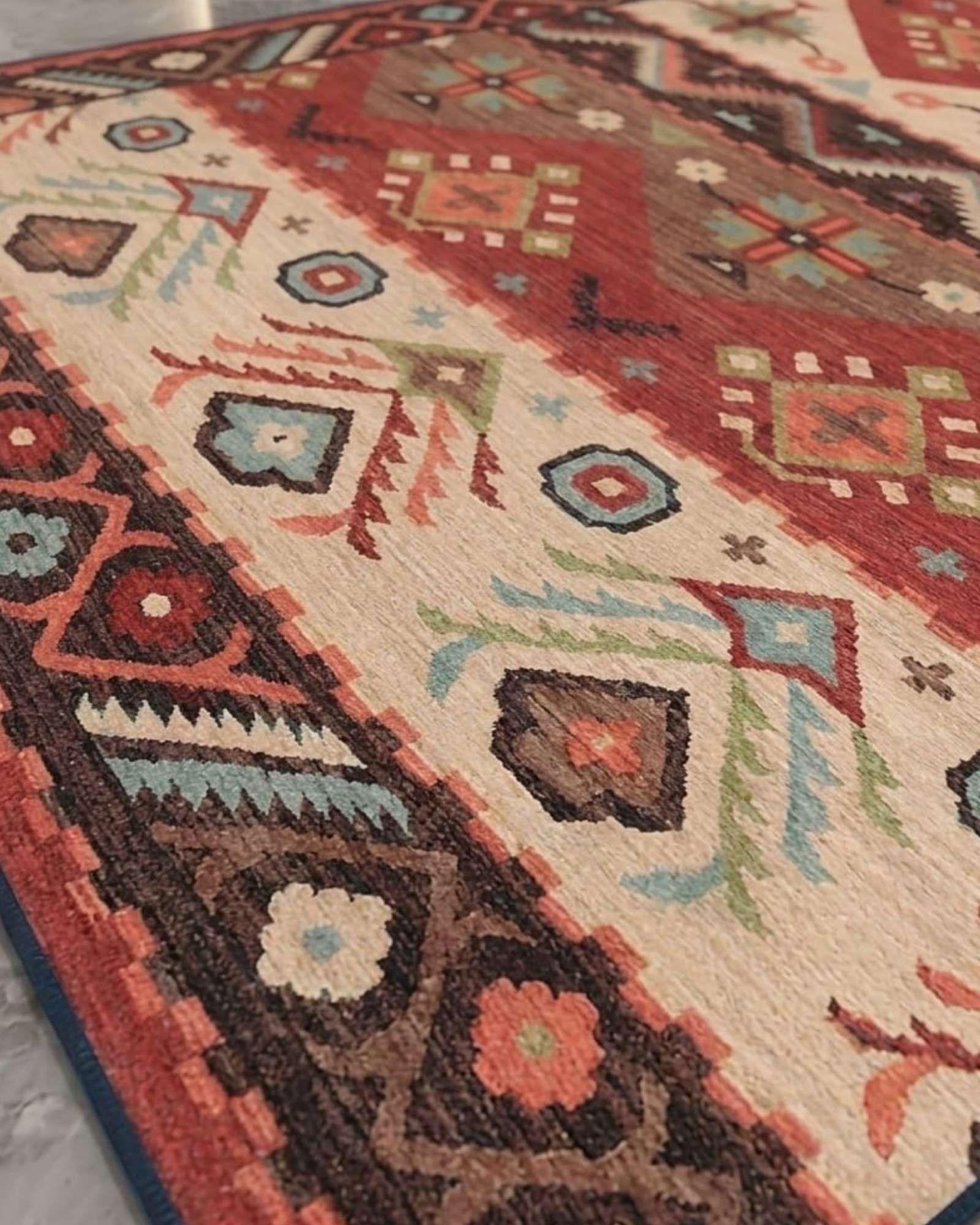 ALFOMBRA PARA LIVING ANTIDESLIZANTE CON DISEÑOS CONTEMPORANEOS -2