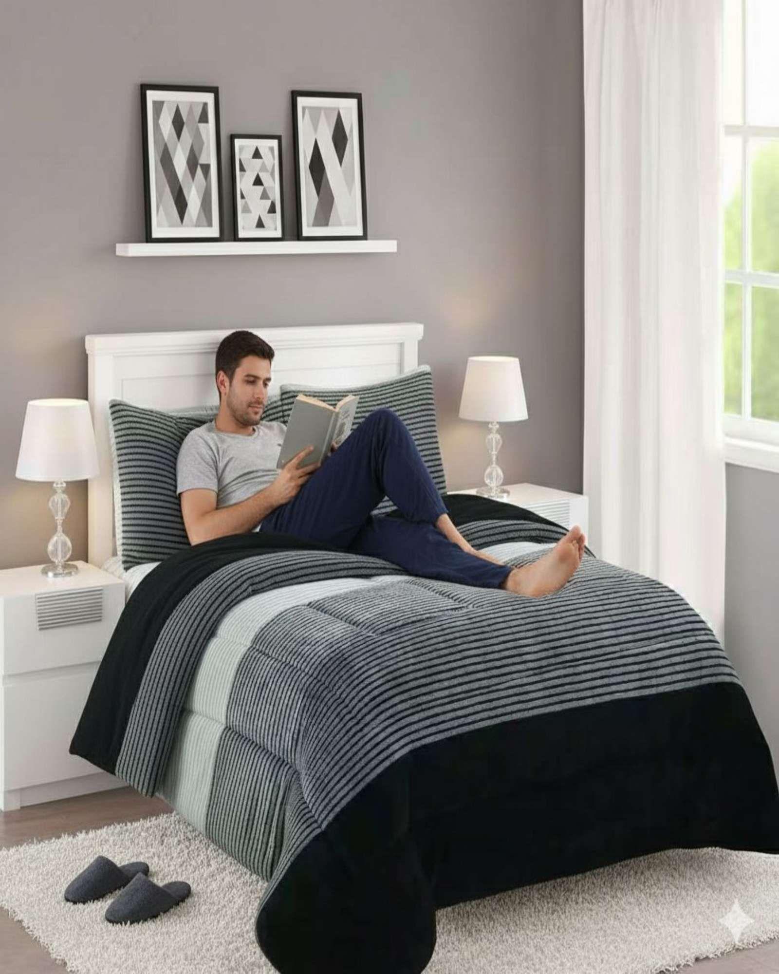 Cubrecama Invierno Chiporro plaza y Media Premium A2-3