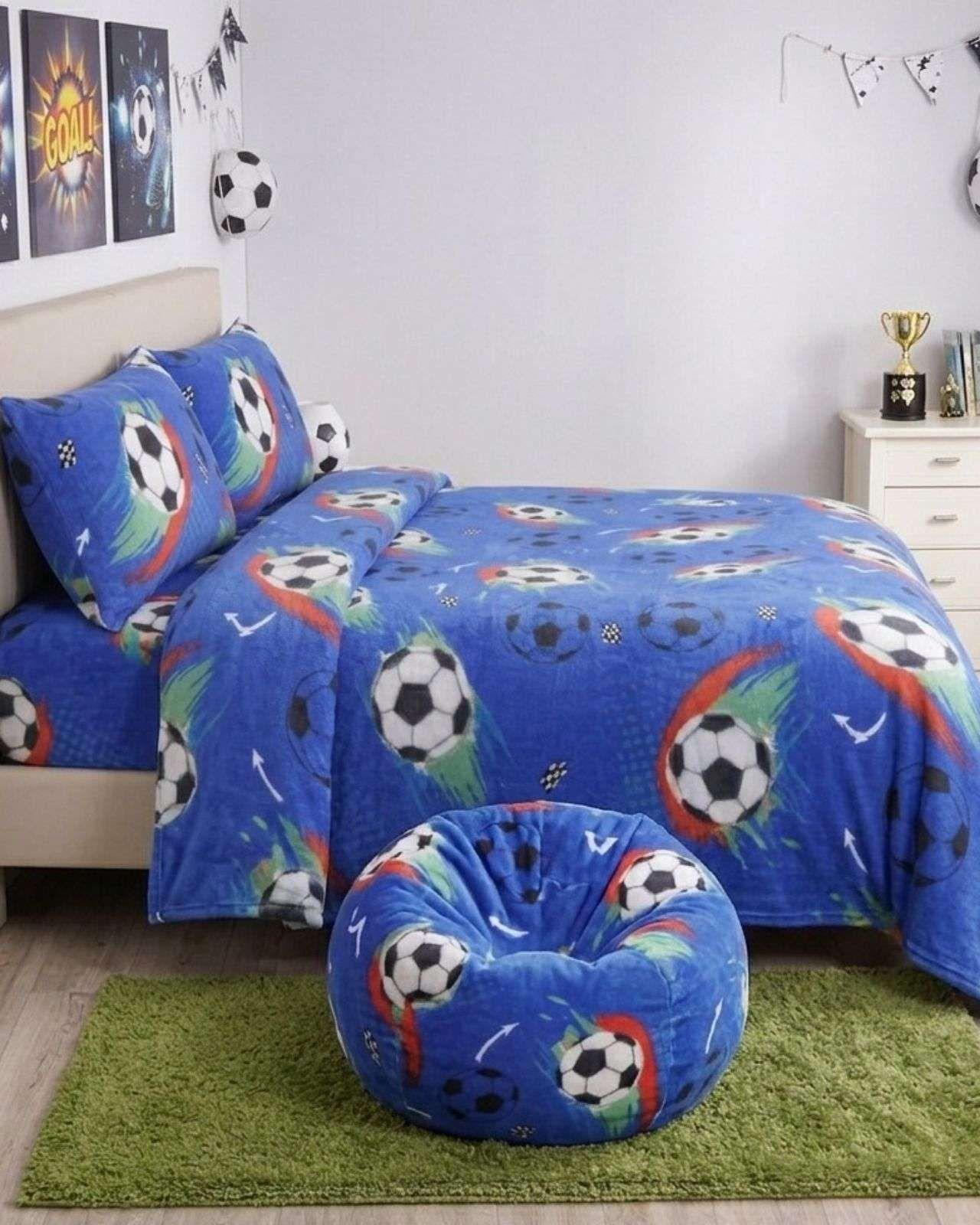 Juego de Sábanas De Polar Térmicas Invierno plaza y media A1-2