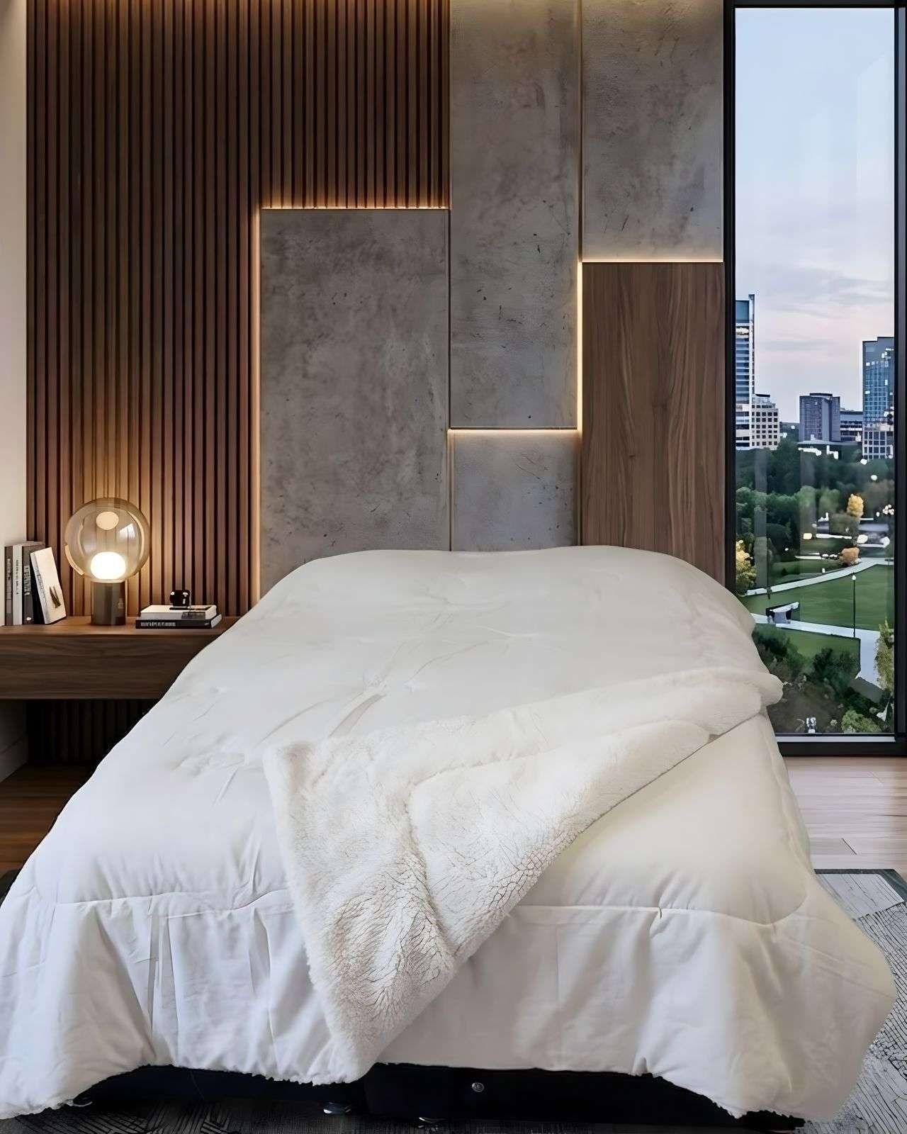 Plumón Delgado Invierno Sherpa  Suave  Premium 1,5 Plaza 150x200cma02-3