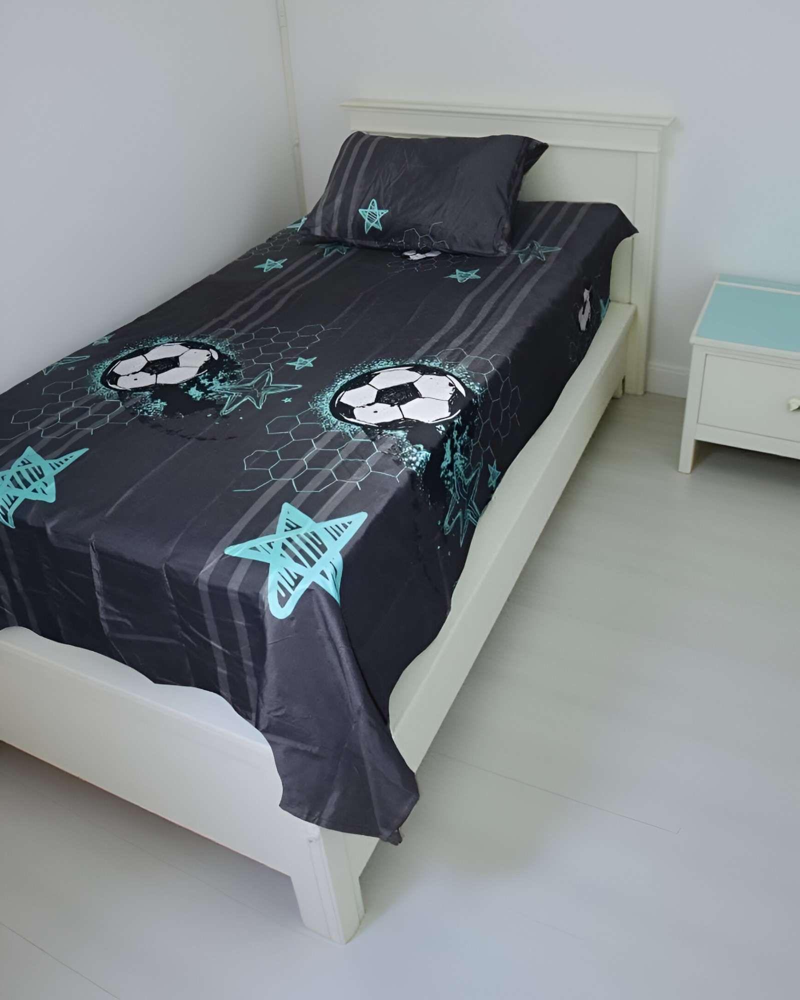 CUBRECAMA QUILT INFANTIL NIÑO PELOTA MAS JUEGOS SABANAS 5 PIEZAS-4