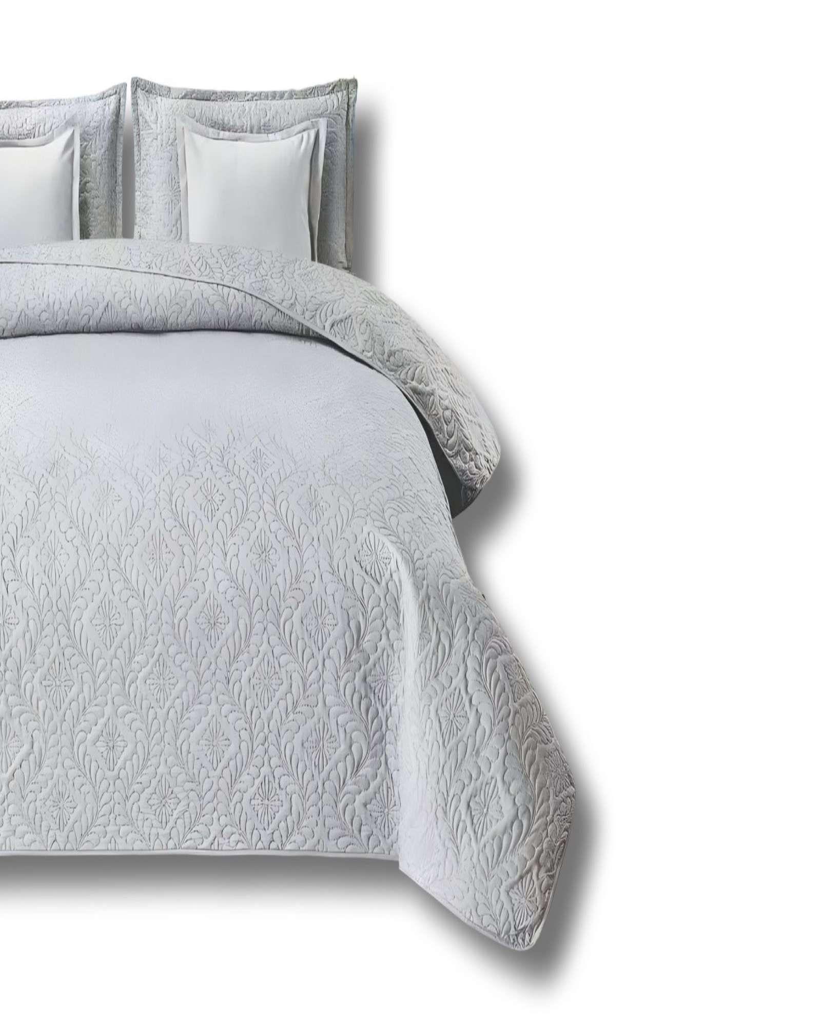 CUBRECAMA COLCHA 9 PIEZAS 2 PLAZAS QUILT MAS SABANAS MAS CORTINA DE TELA C15-2