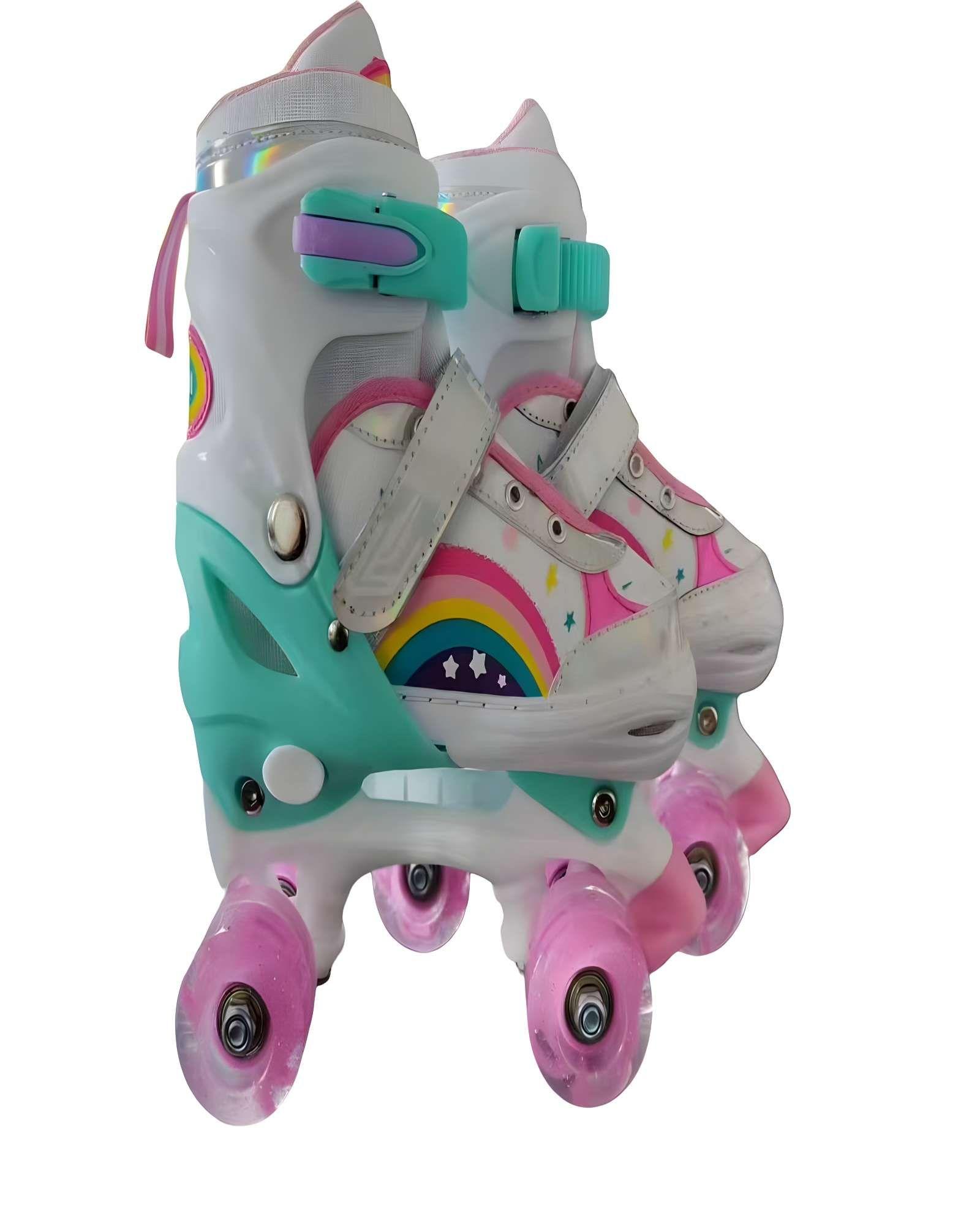 PATIN 4 RUEDAS CON LUCES Y KIT TALLA S 31-34 A8-1