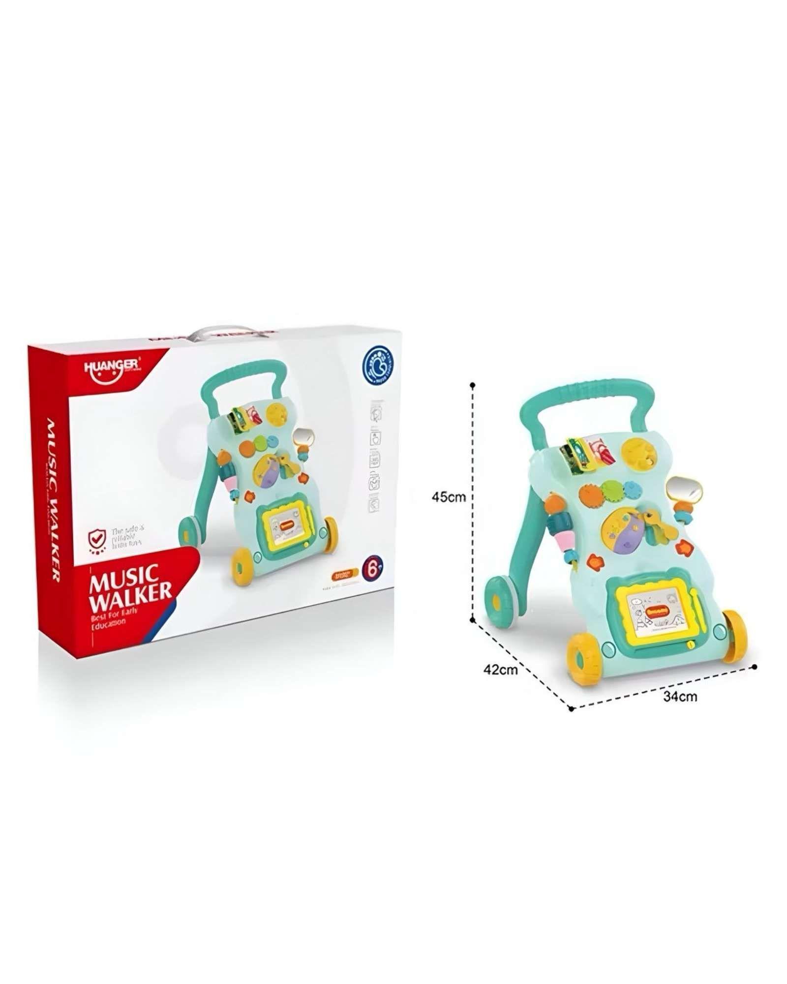 ANDADOR CORREPASILLO MUSICAL INFANTIL EDUCATIVO PARA BEBÉS VERDE-2