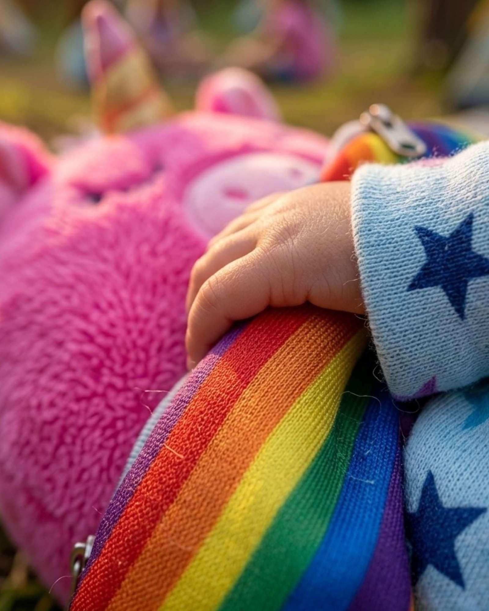 SACO PARA DORMIR PARA NIÑO O NIÑA UNICORNIO FUCSIA-3