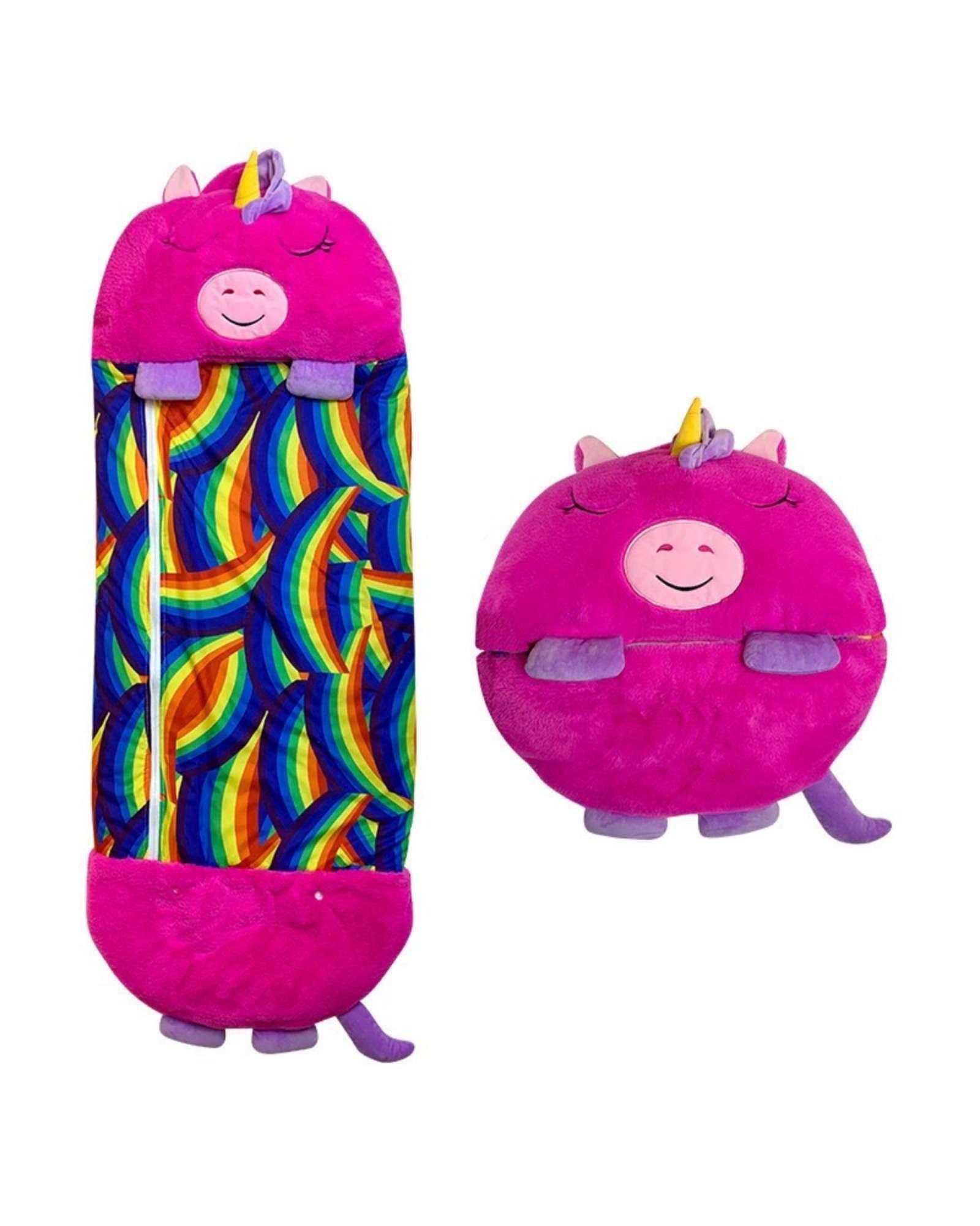 SACO PARA DORMIR PARA NIÑO O NIÑA UNICORNIO FUCSIA-4