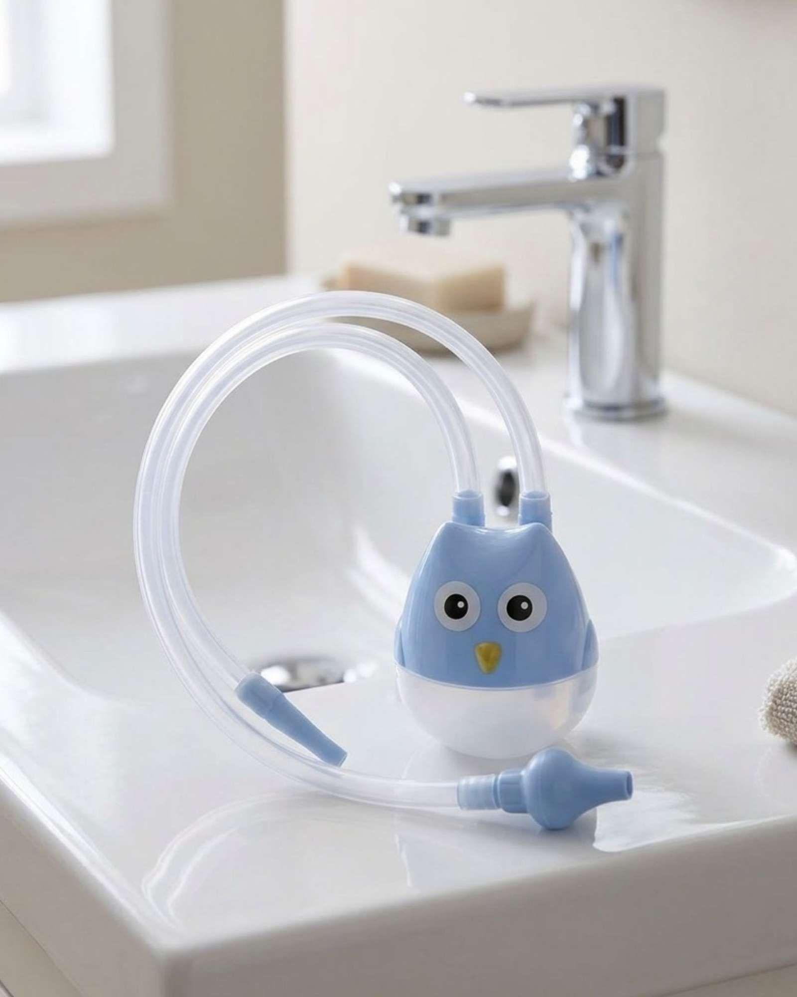 Aspirador Nasal Alivio Suave y Divertido para tu BebéAZUL-2