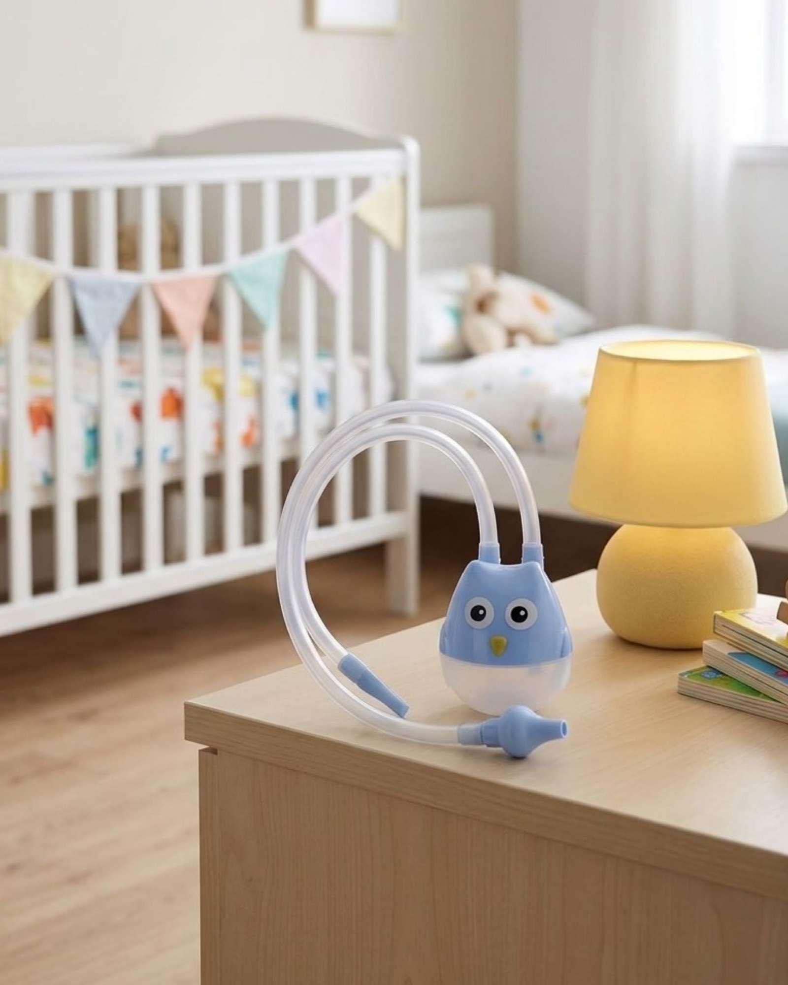 Aspirador Nasal Alivio Suave y Divertido para tu BebéAZUL-1