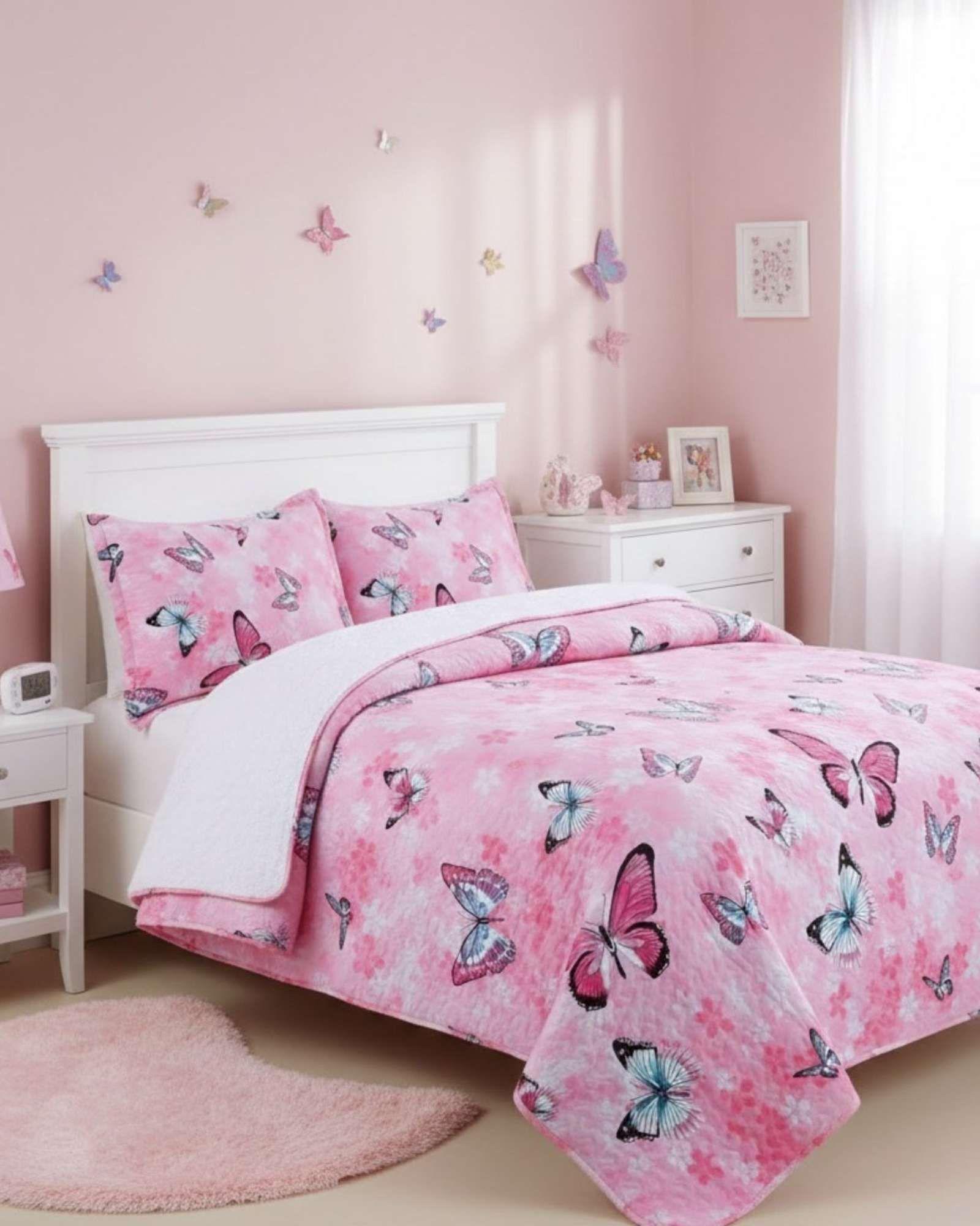 CUBRECAMA QUILT CON SHERPA 2 PLAZA 230 CM X 250 CM B28-2