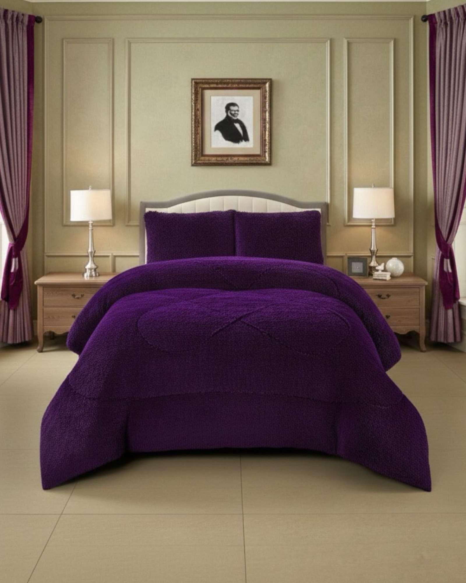 Cubrecama Otoño Invierno Chiporro Peludo Premium 2 Plazas  A72-2