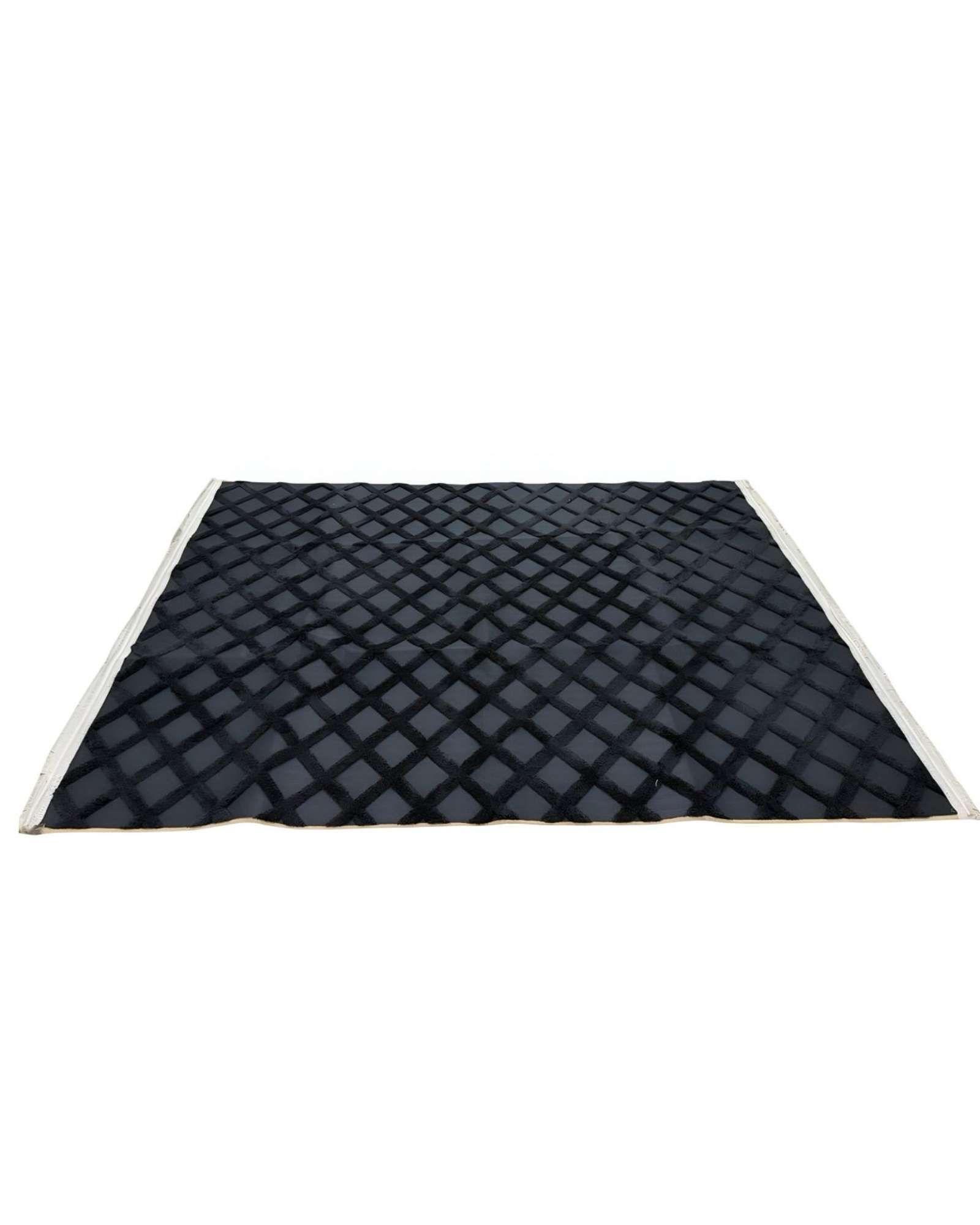 ALFOMBRA JACQUARD TEXTURIZADA CON DISEÑO Y FLECOS 150X200 CM A6-2