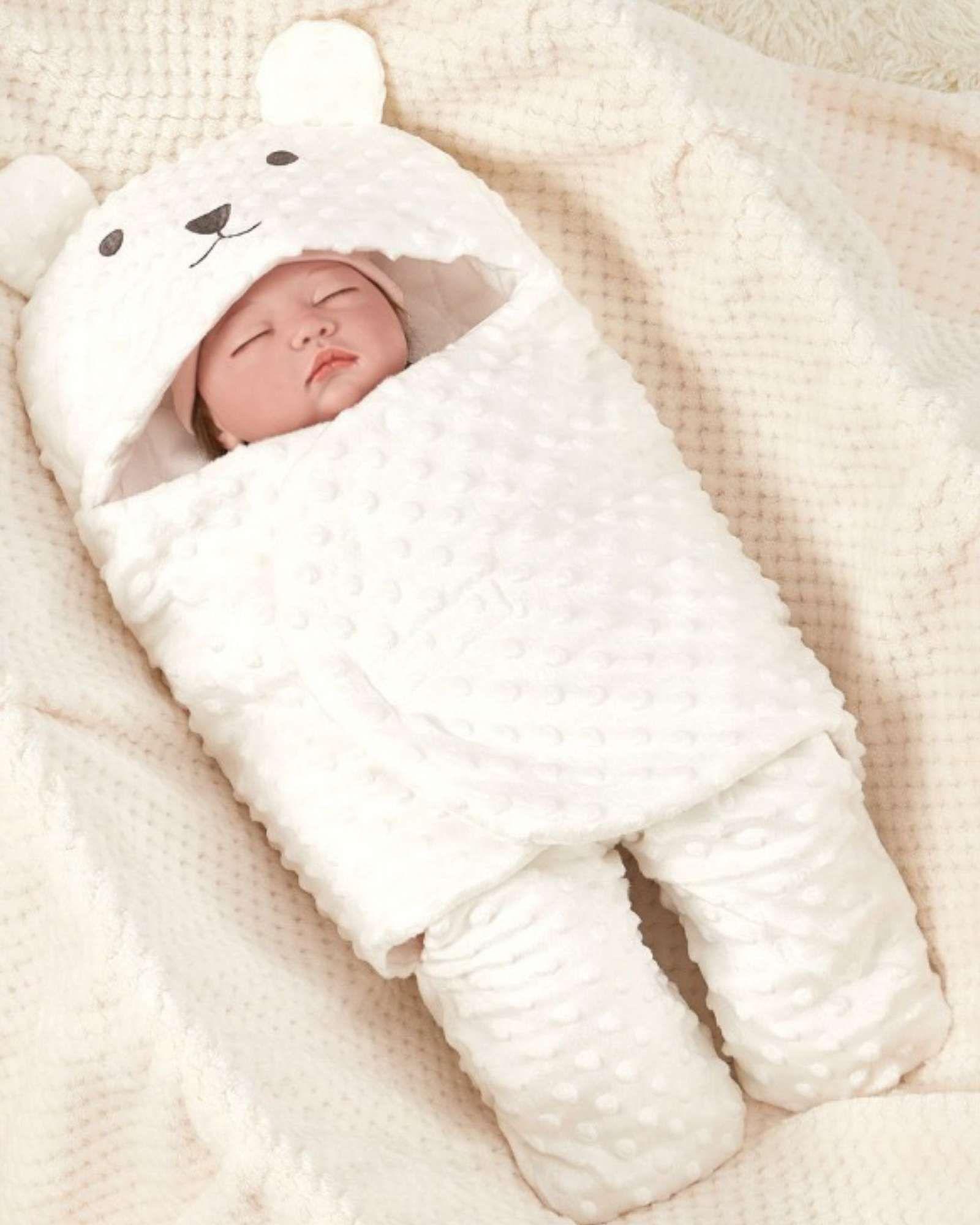 Pack 3 Saco de Dormir Térmico para Bebé Diseño Oso con Orejitas-3