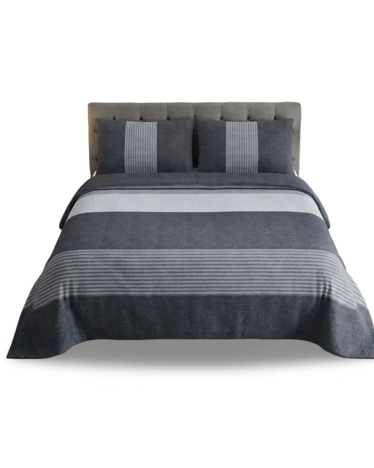 Juego de Sábanas De Polar Térmicas Invierno king Diseño Moderno A6-4