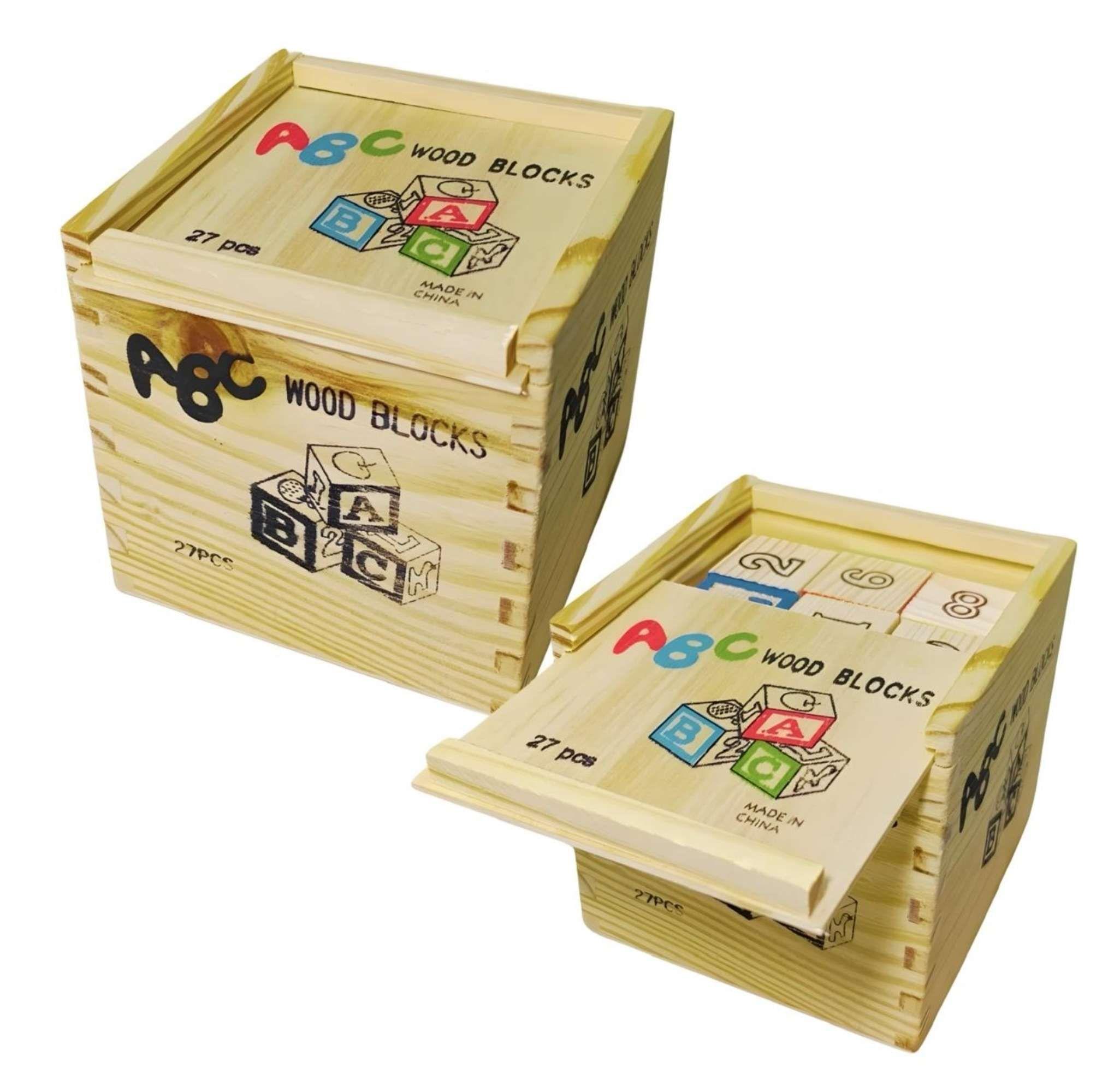 Bloques de Madera letras Abecedario -2