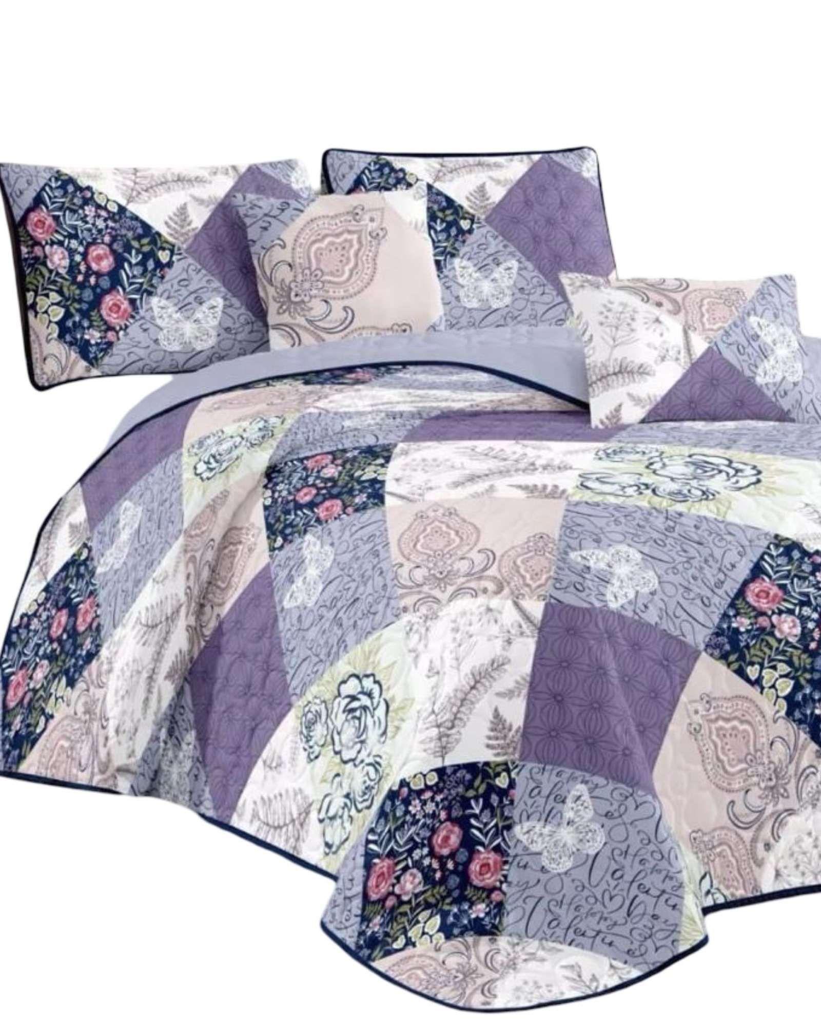 CUBRECAMA COLCHA QUILT VERANO PLAZA Y MEDIA A9-2