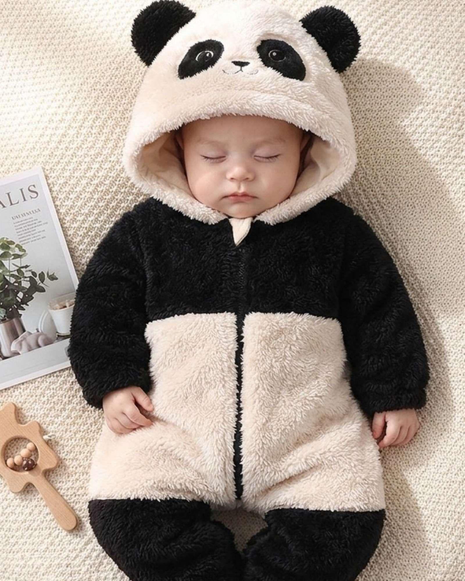 Pijama Osito Peluche Bebé Enterito Térmico Acolchado Invierno-4