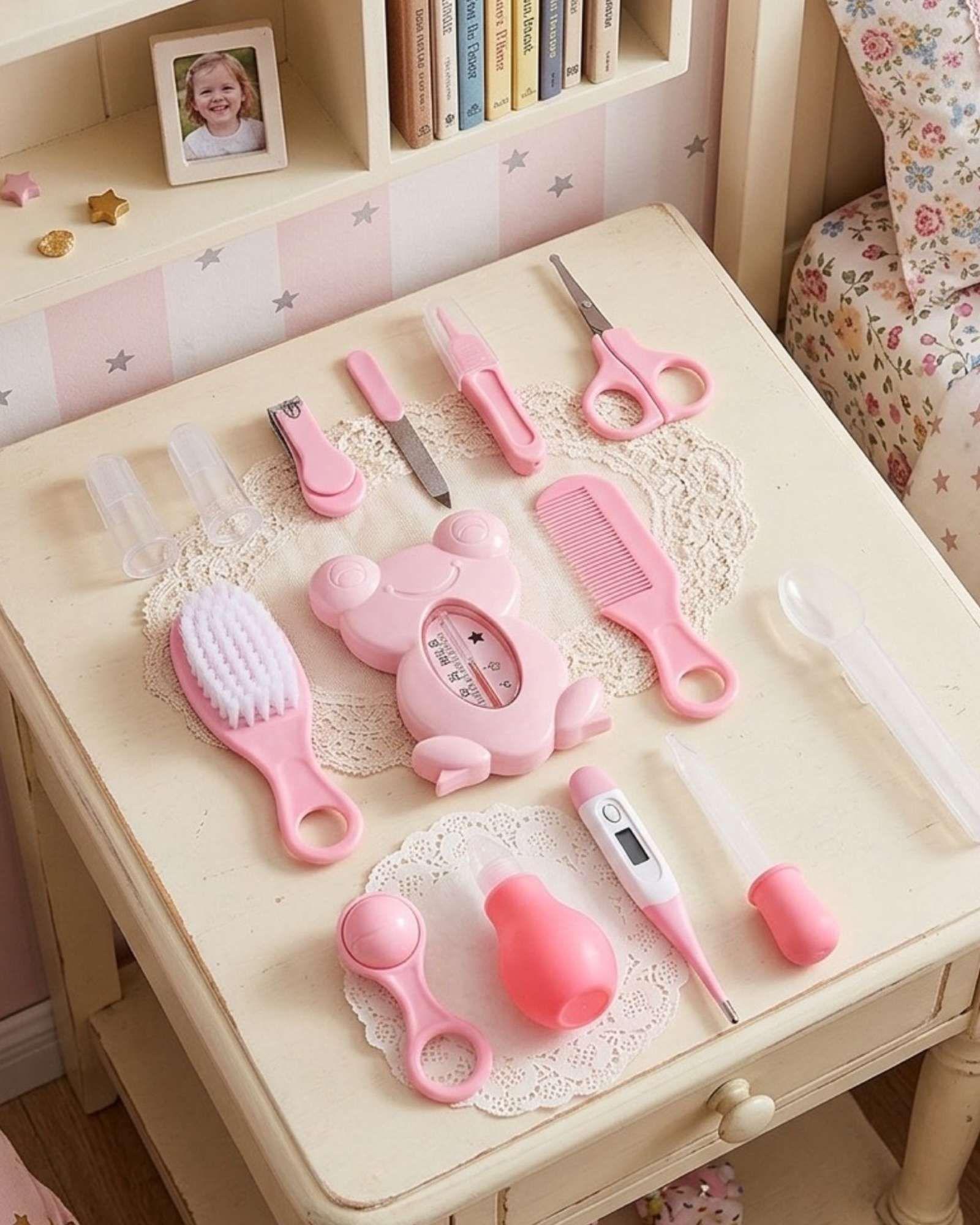 SET DE HIGIENE Y CUIDADO PARA BEBE 13 PIEZAS ROSADO02-4