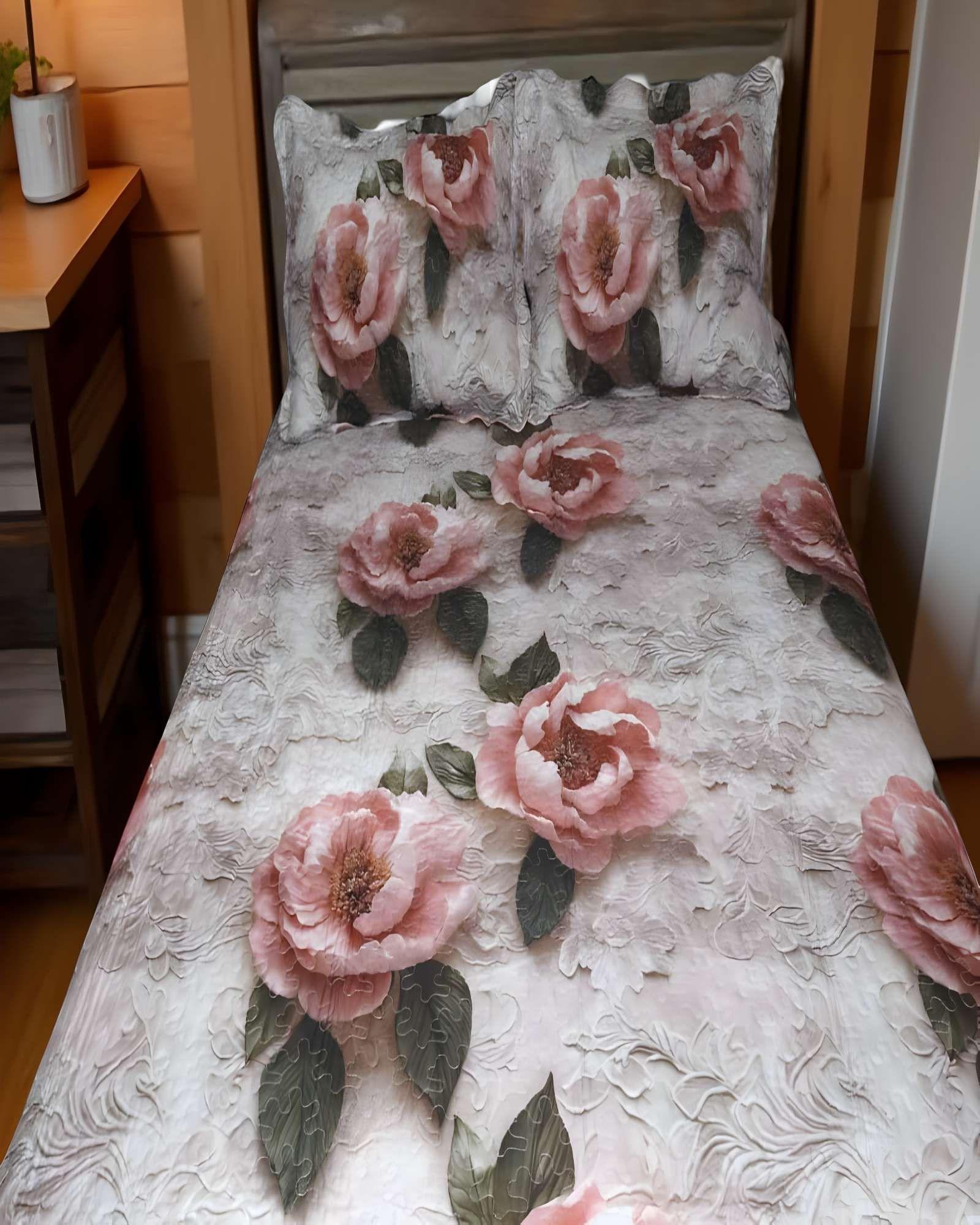 CUBRECAMA DELGADO DE VERANO 5D KING 250 X 270 CM V10-3