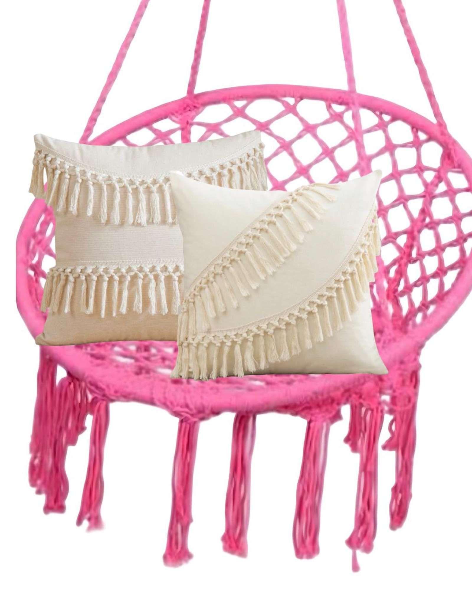 Silla Colgante de Terraza con 2 Cojines de Confort Diseño Reforzado 05-2