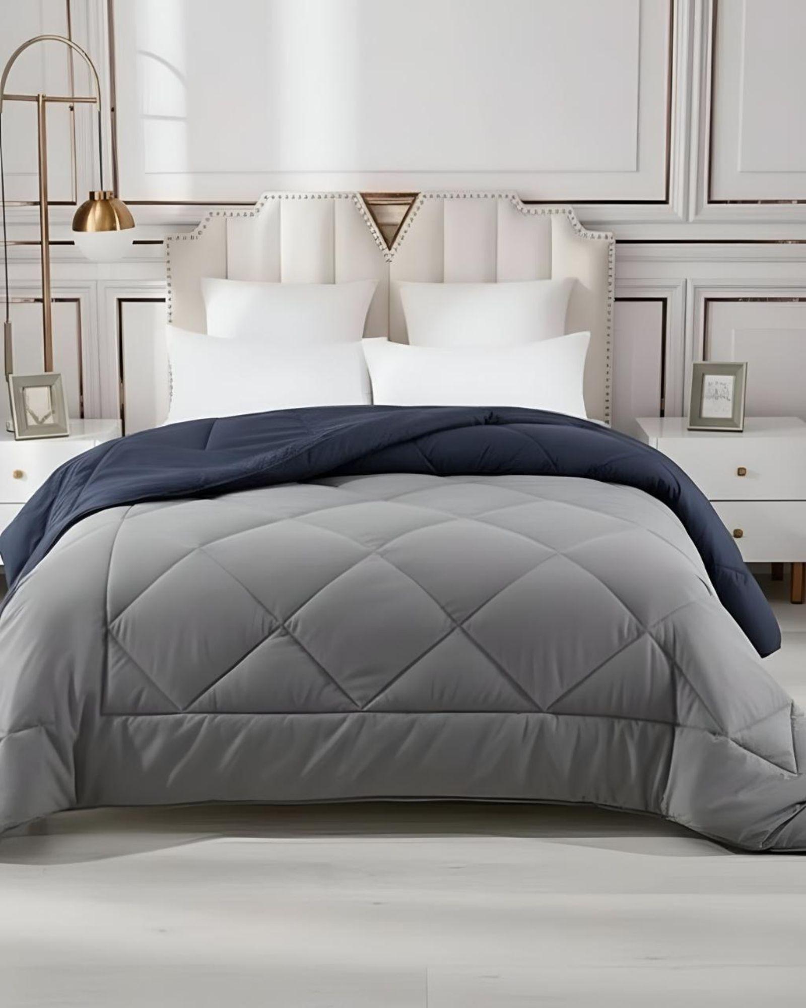 SET SÁBANAS MAS PLUMÓN NORDICO KING GRIS  230 CM X 250 CM-4