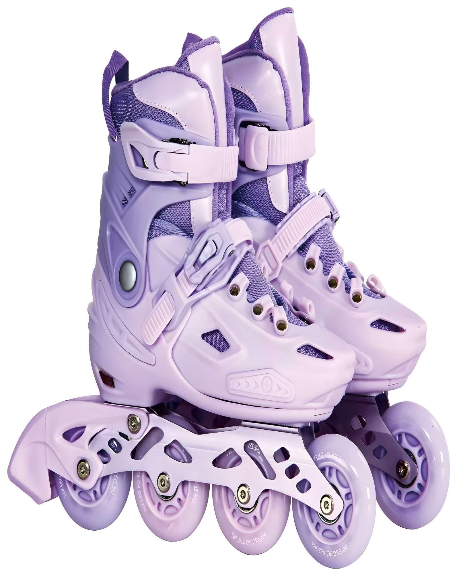 PATIN LINEAL CON LUCES Y KIT TALLA M 35-38 A20-1