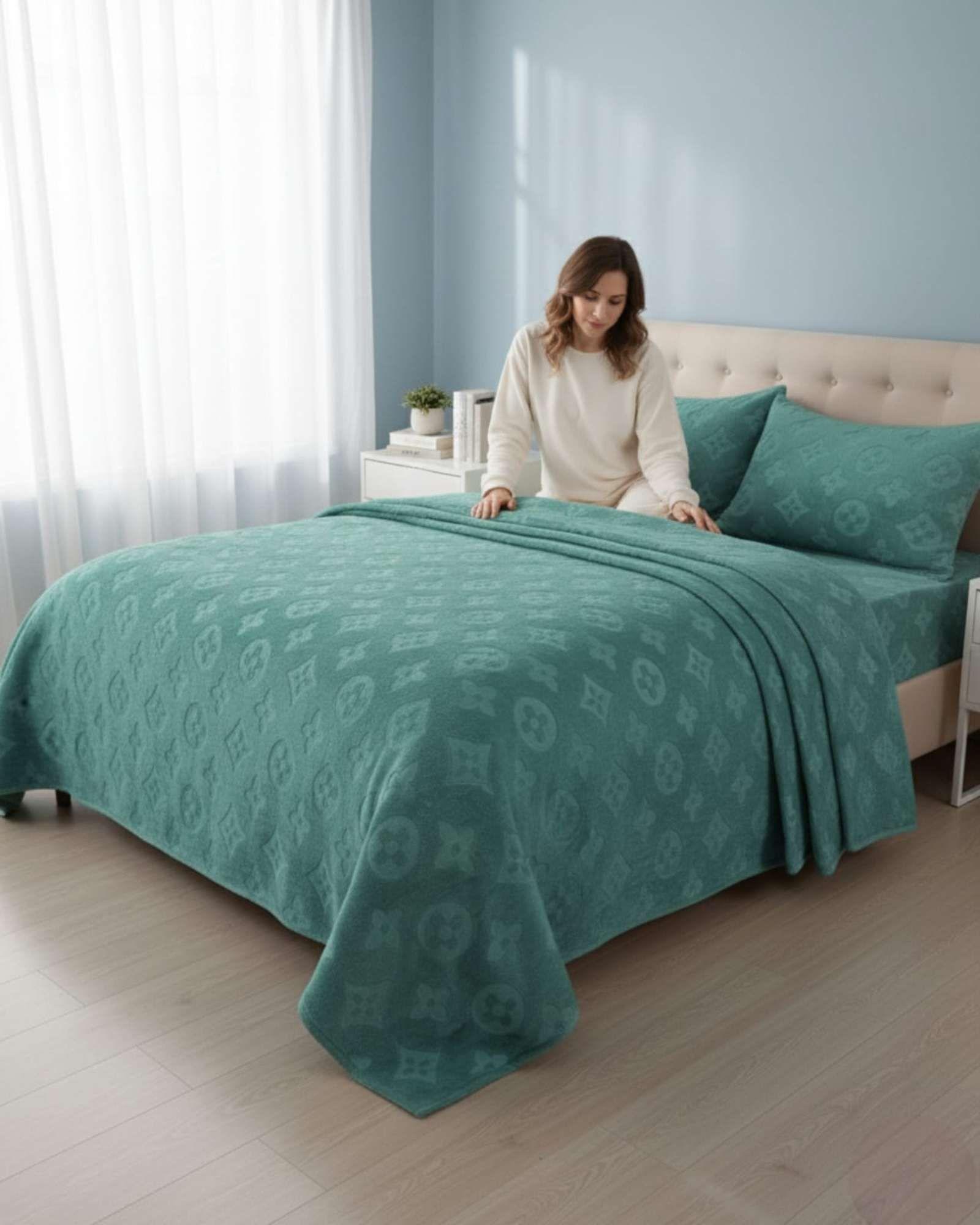 Sabanas Polar Plush King Termicas Invierno Ultra Suave m4-3