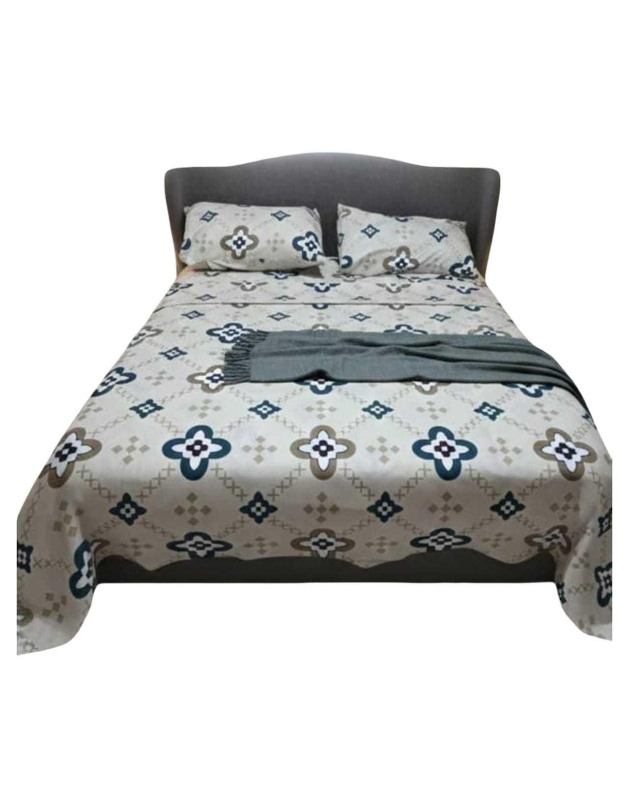 JUEGO DE SABANAS 500 HILOS PLAZA Y MEDIA A16-2