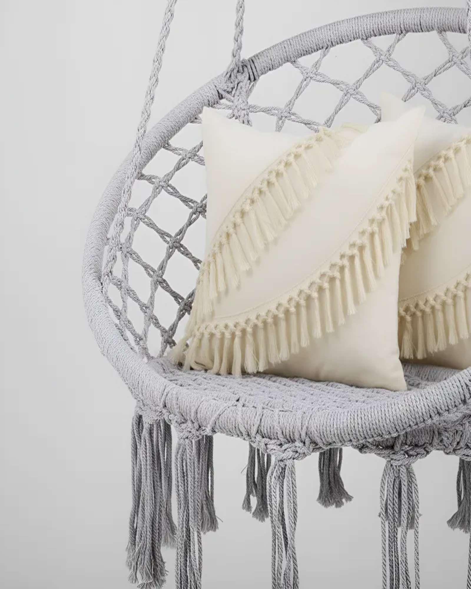 Silla Colgante de Terraza con 2 Cojines de Confort Diseño Reforzado 03-2