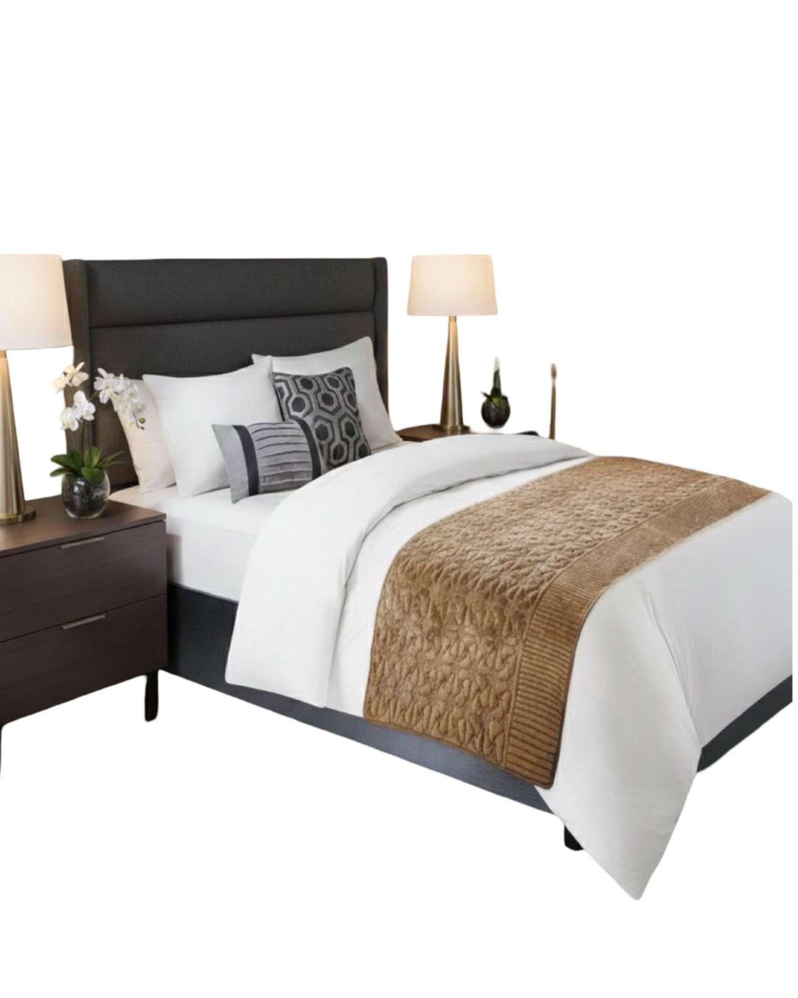 Piecera de Cama Velvet Luxury 90 x 210 cm A12-4