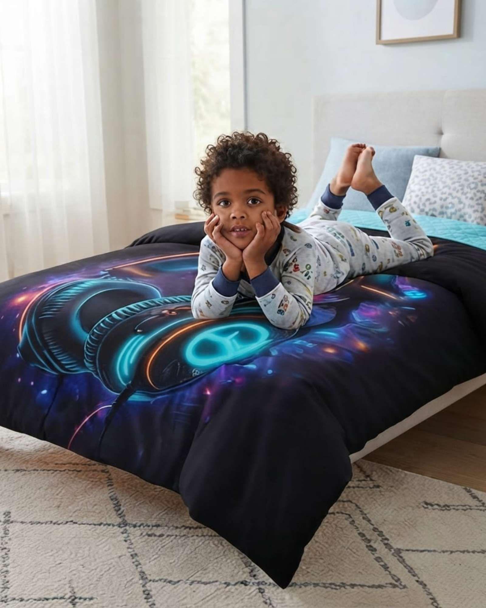 Cubrecama Quilt Infantil de Verano Plaza y Media mas Funda-4