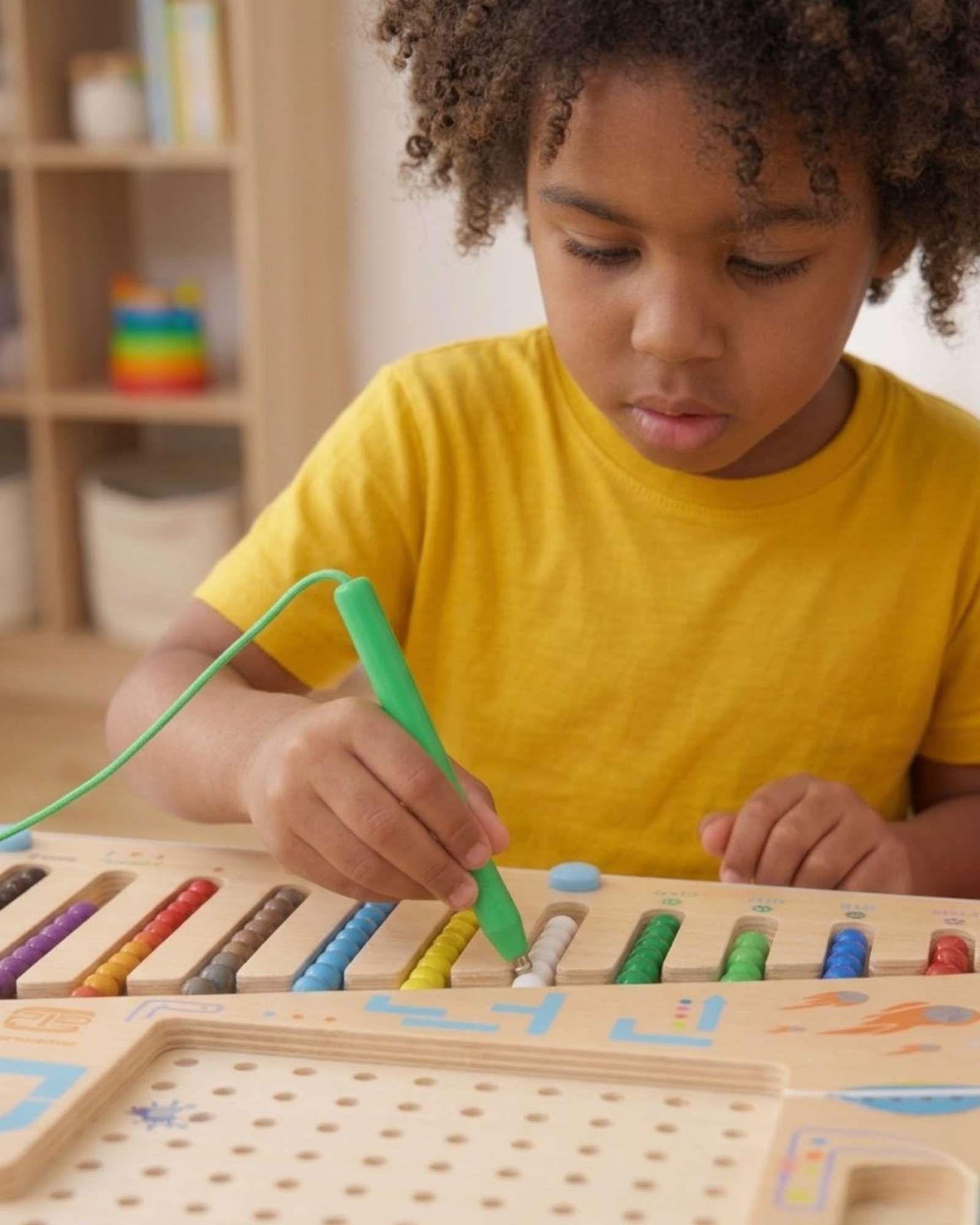 Juego Didáctico Tablero Magnético Montessori Aprende-3