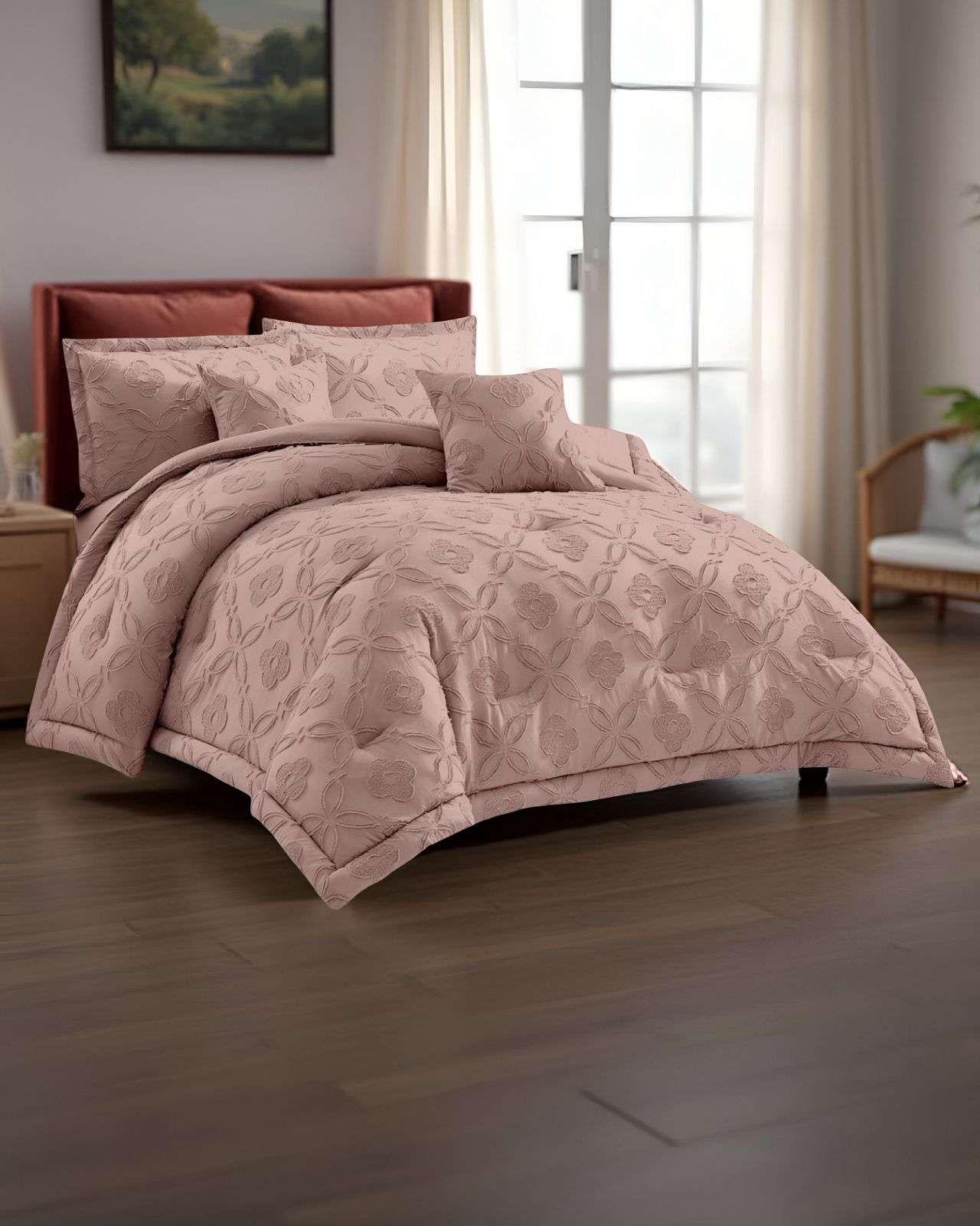 Quilt Decorativo King Cubrecama de Verano con Diseño Exclusivo 04-1