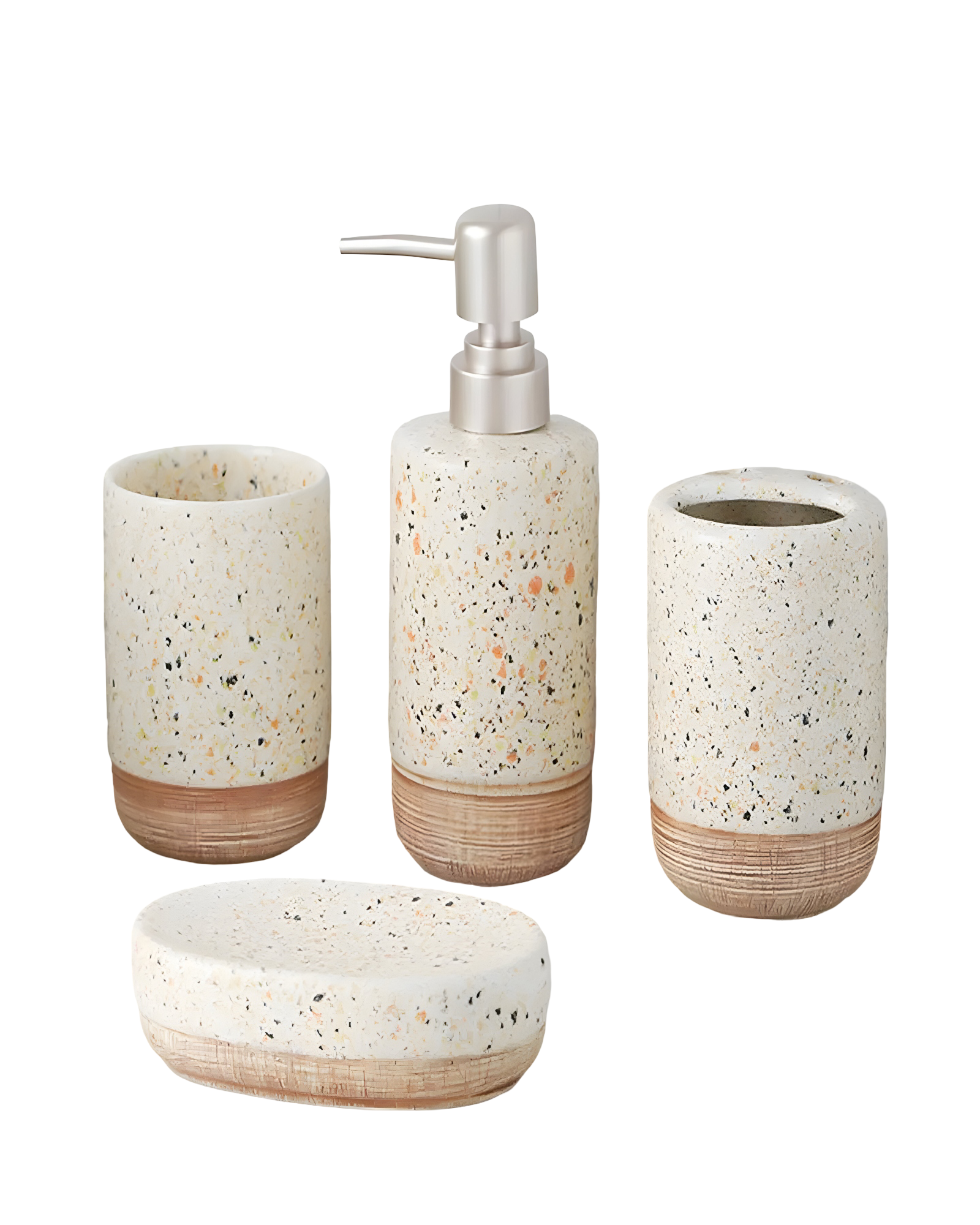 Set de Accesorios de Baño Lujoso 4 Piezas  Diseño Moderno Premium-3