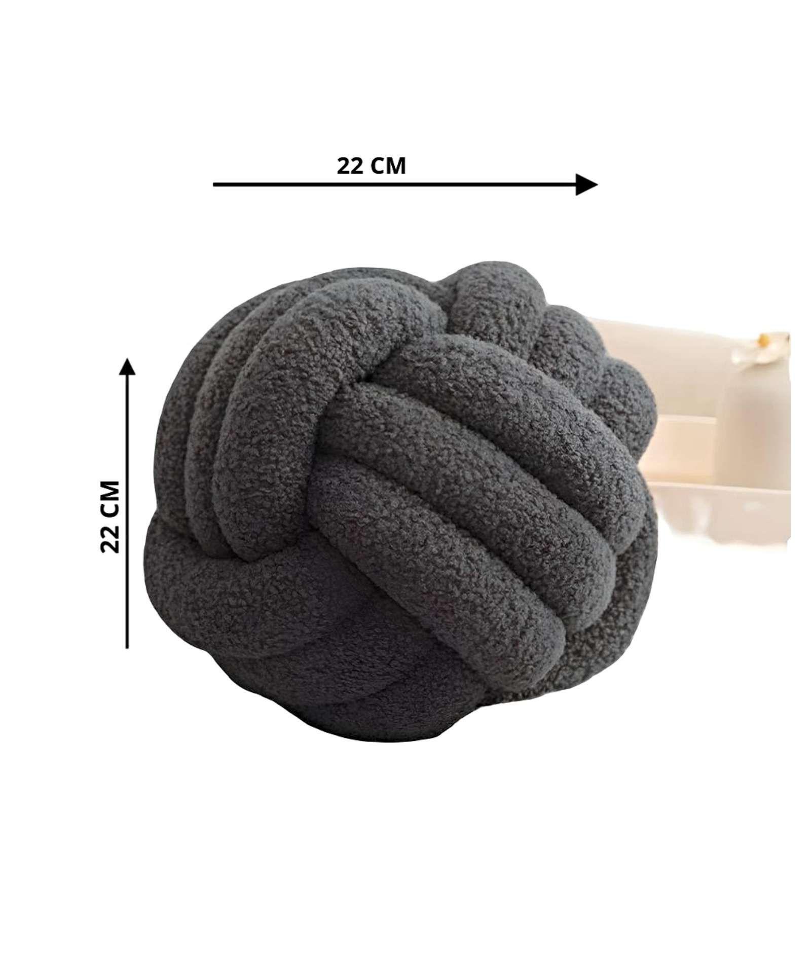 ALMOHADA COJIN NUDO GRIS 22 CM-1