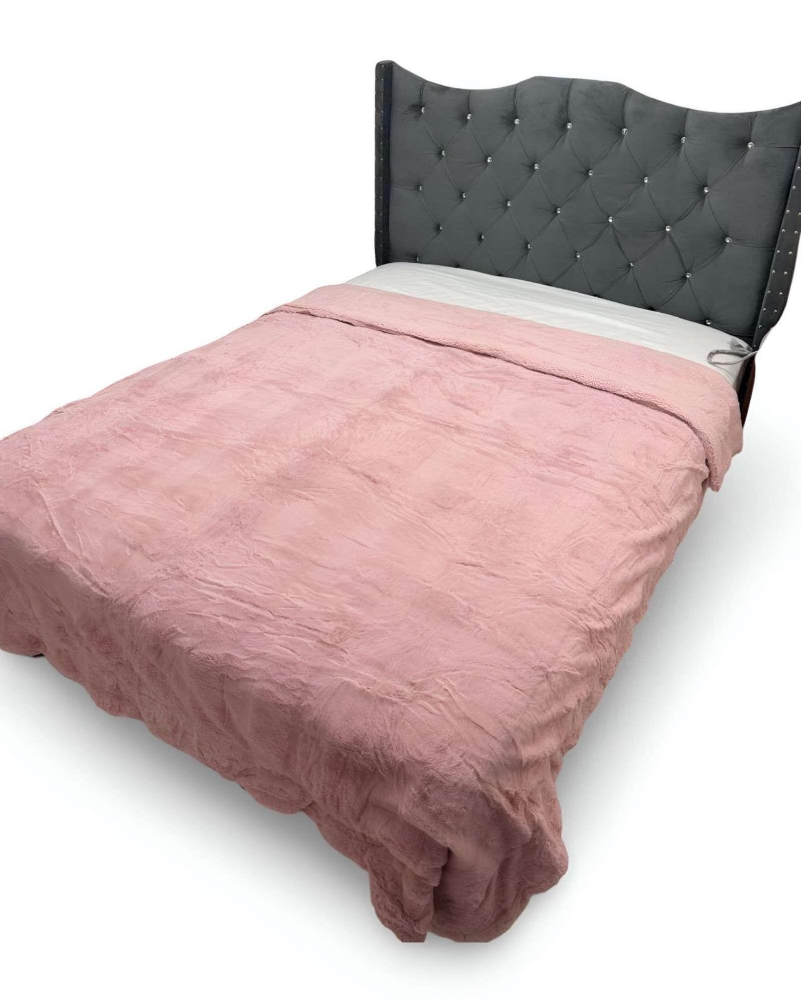 FRAZADA TÉRMICA LUXE DE PLUSH CON CHIPORRO 2 PLAZAS A5-2