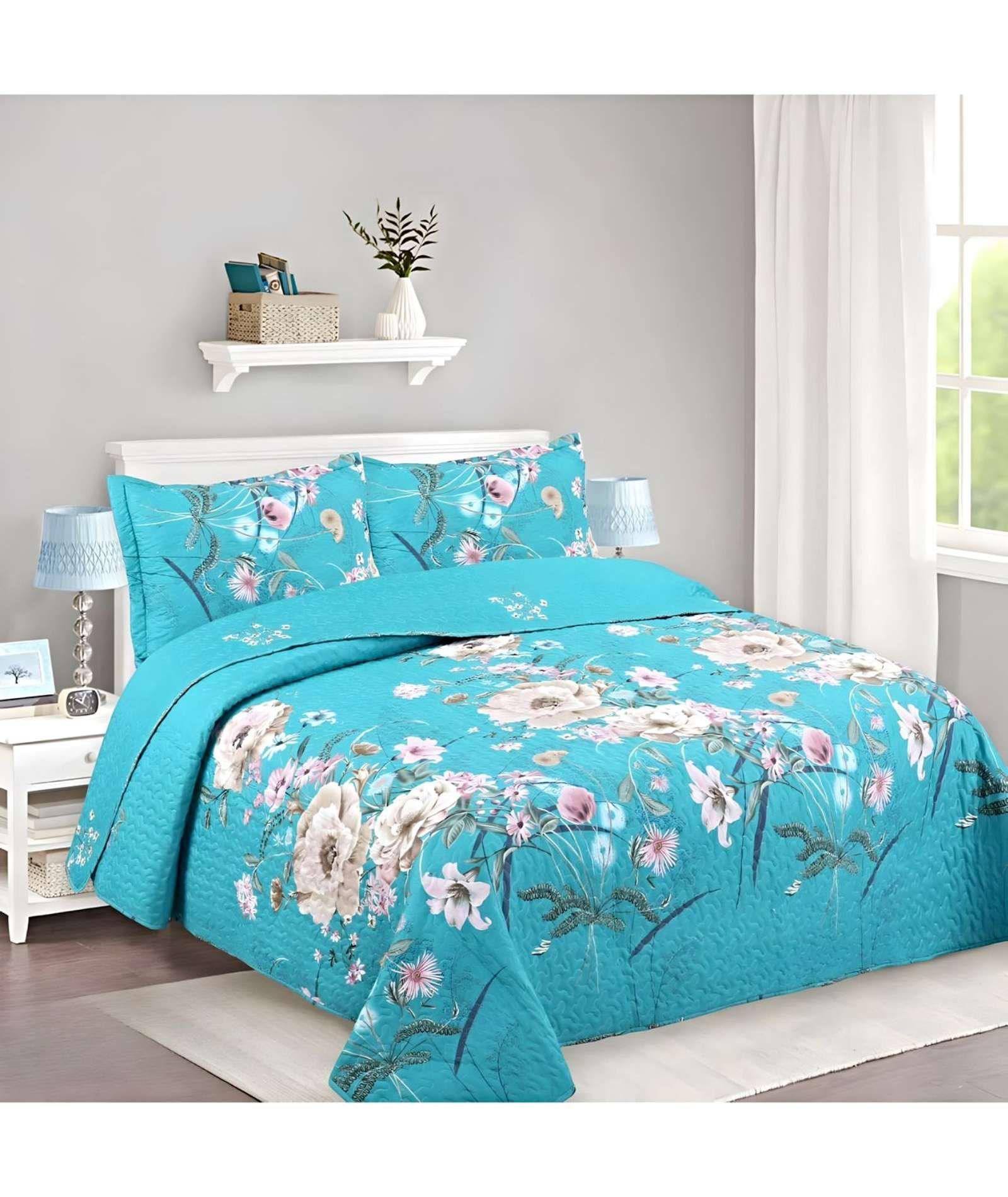 CUBRECAMA QUILT DE VERANO 2 PLAZAS A24-2