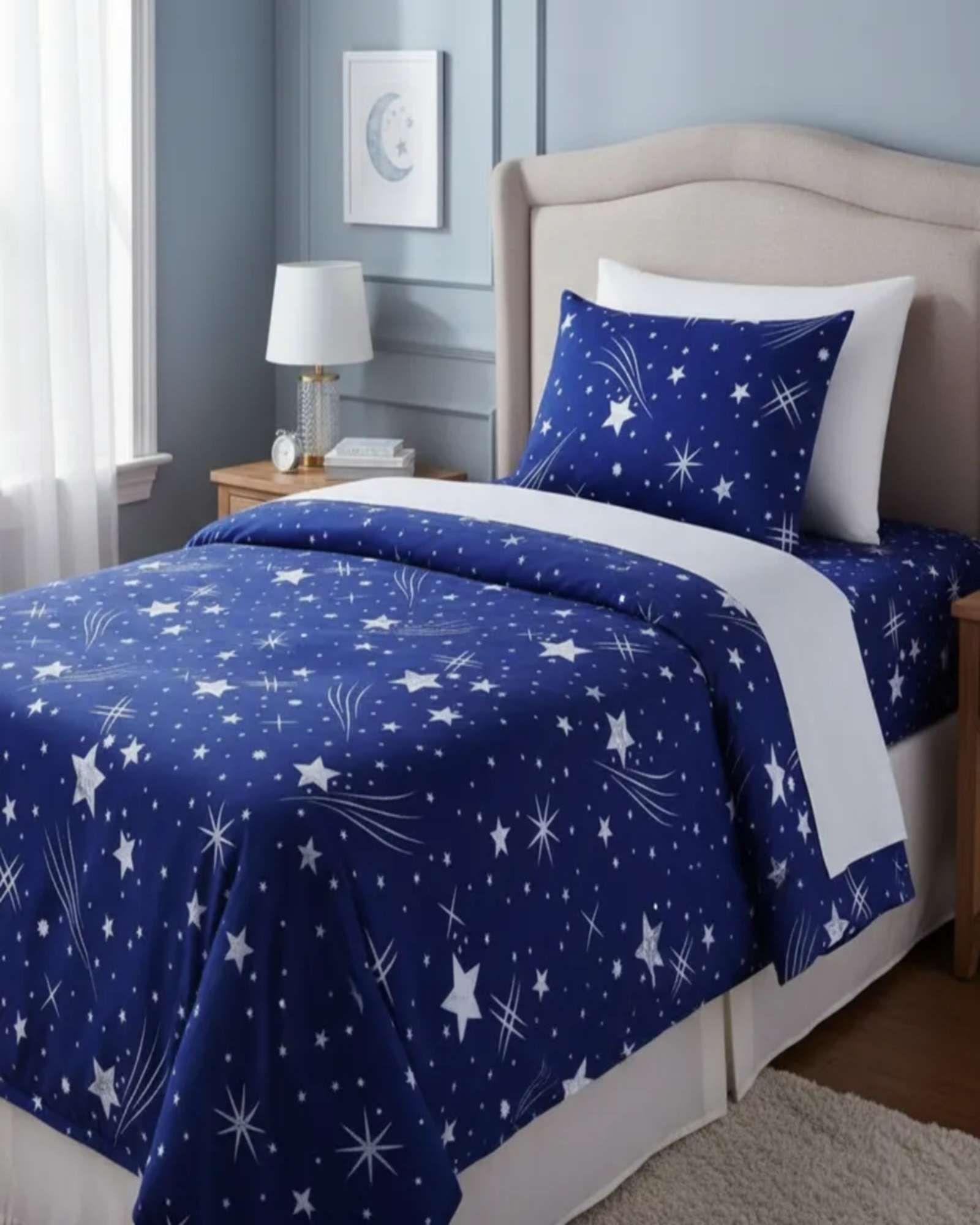 Juego de Sabanas de verano Estrella Infantil 1 plaza -3