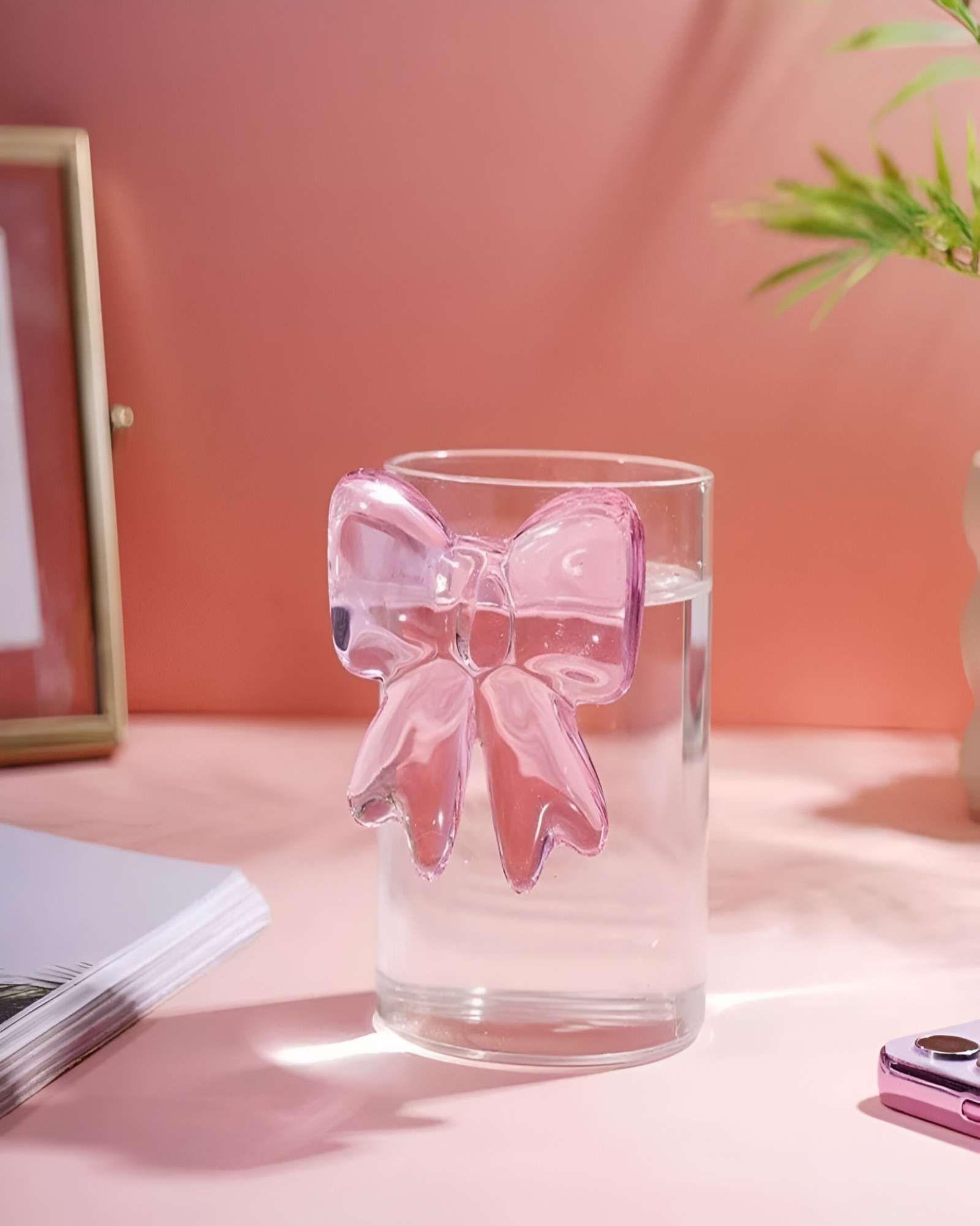 Set de 2 Vasos de Cristal con Lazo-3