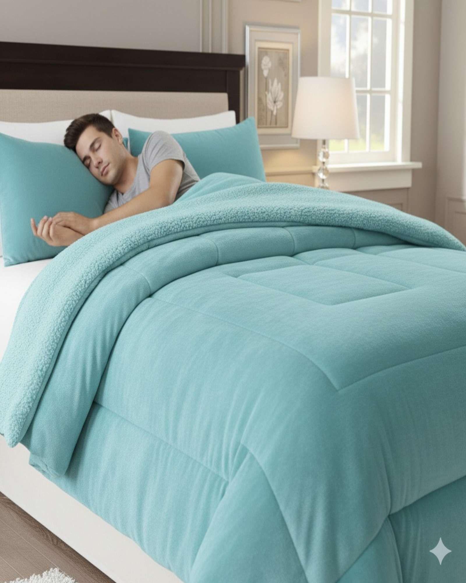 Cubrecama Plush con  Chiporro 2 Plazas verde-3